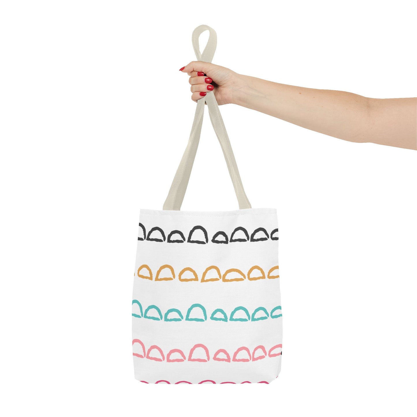 Rainbow Arch Stripes Tote Bag