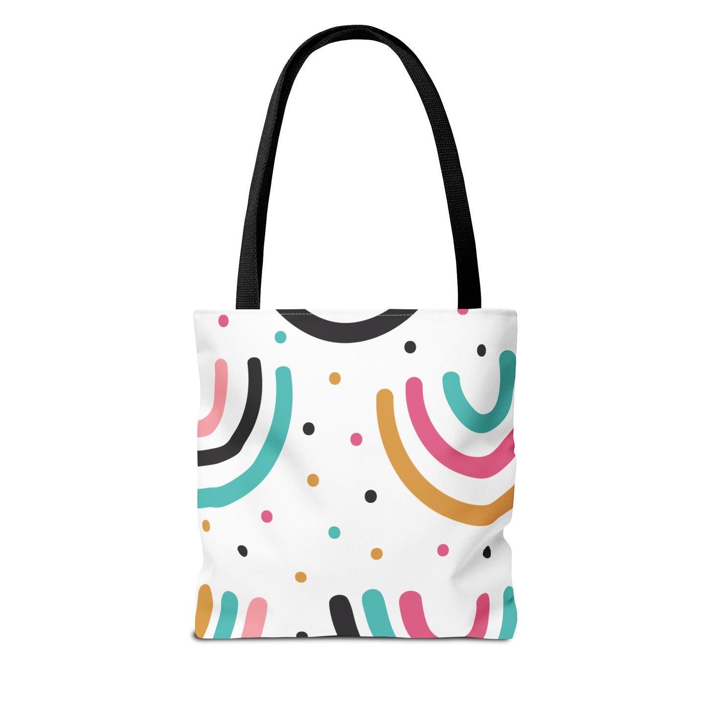 Rainbow Dots Tote Bag