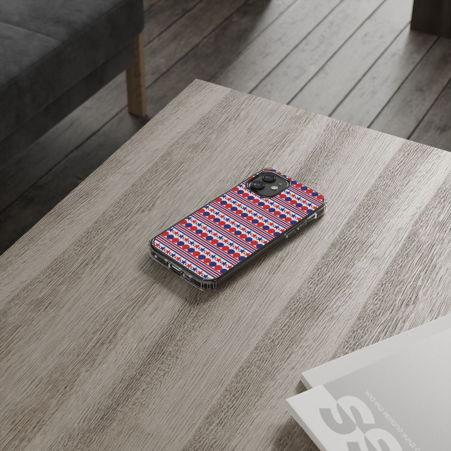 Patriotic Stripes and Stars Phone Case