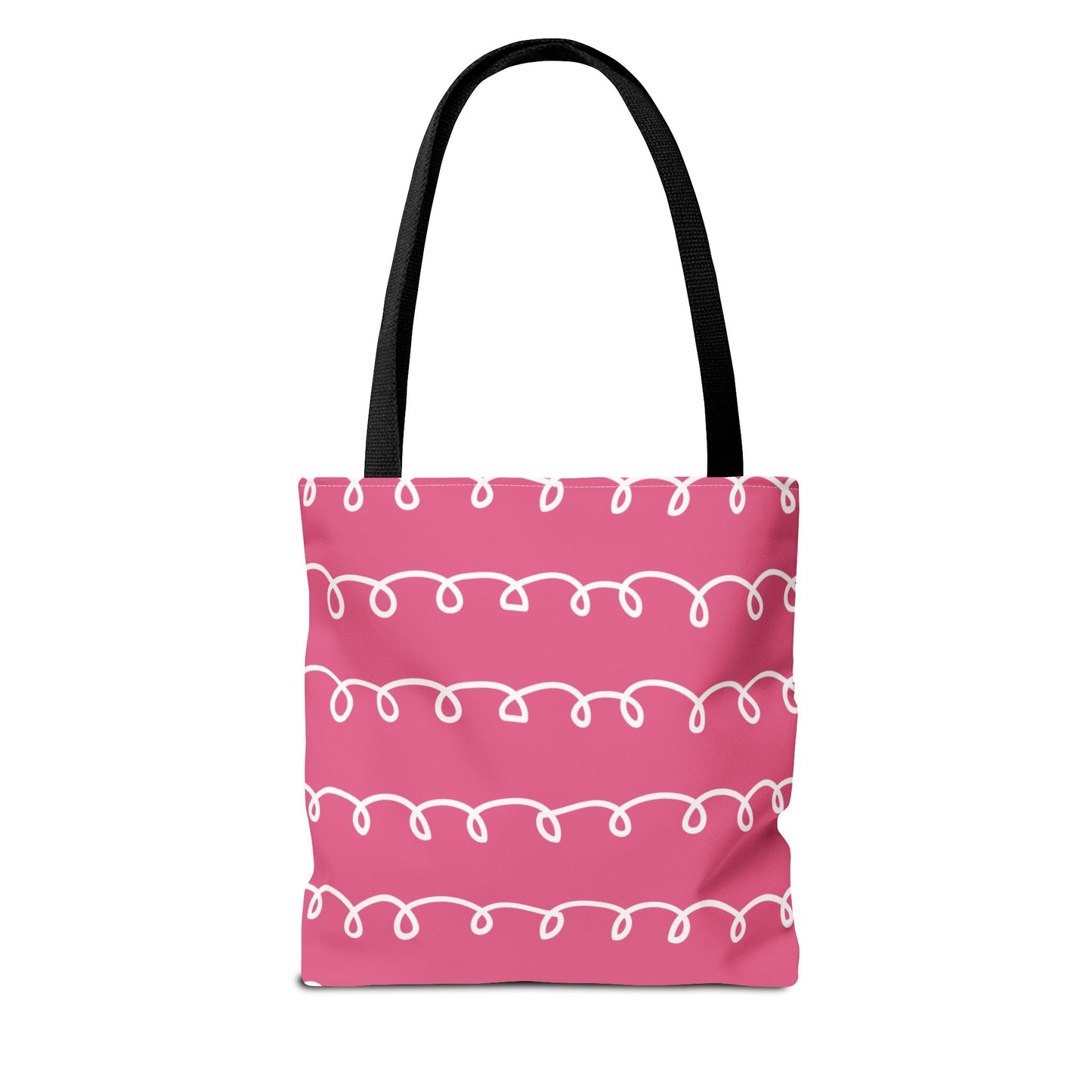 Pink Swirl Tote Bag