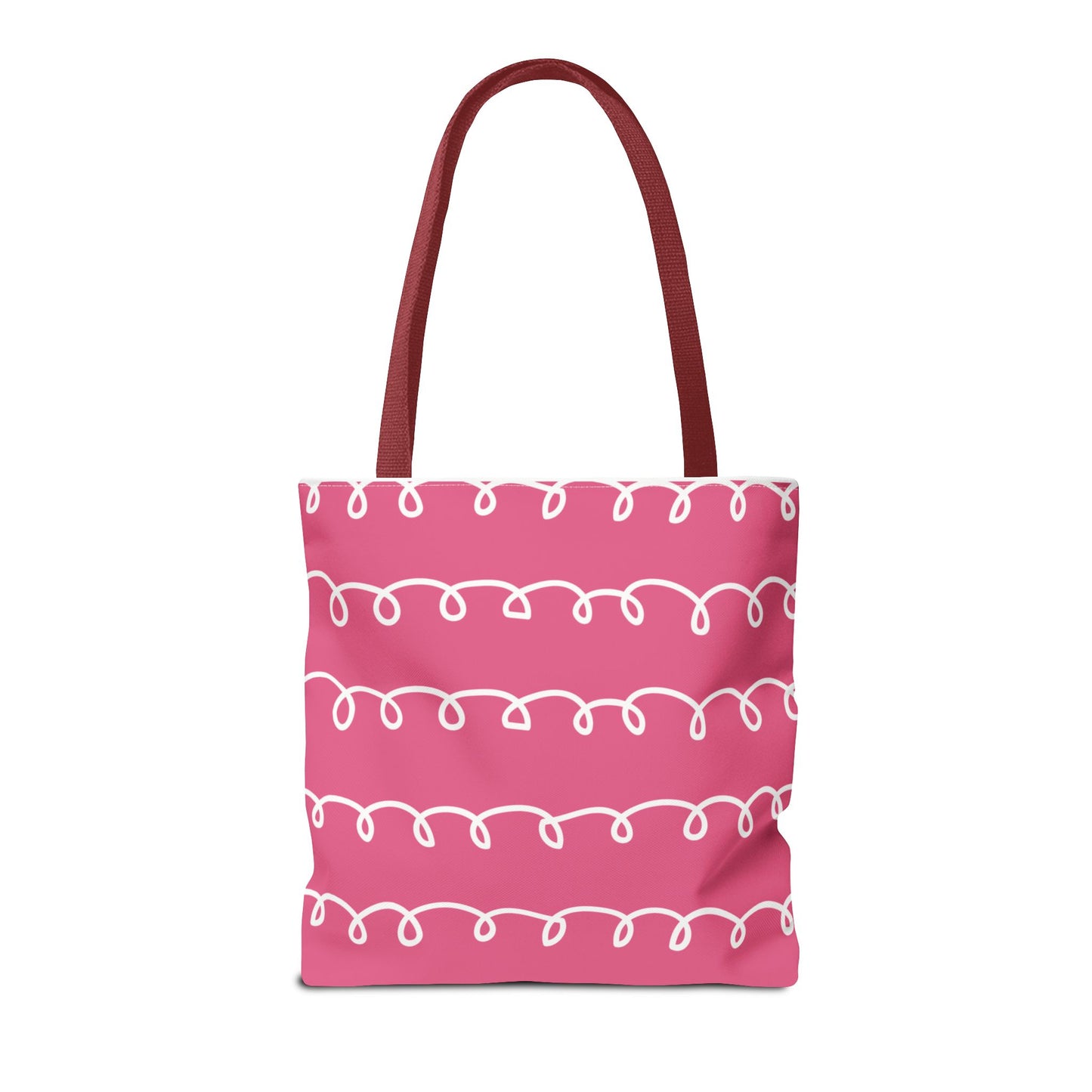 Pink Swirl Tote Bag