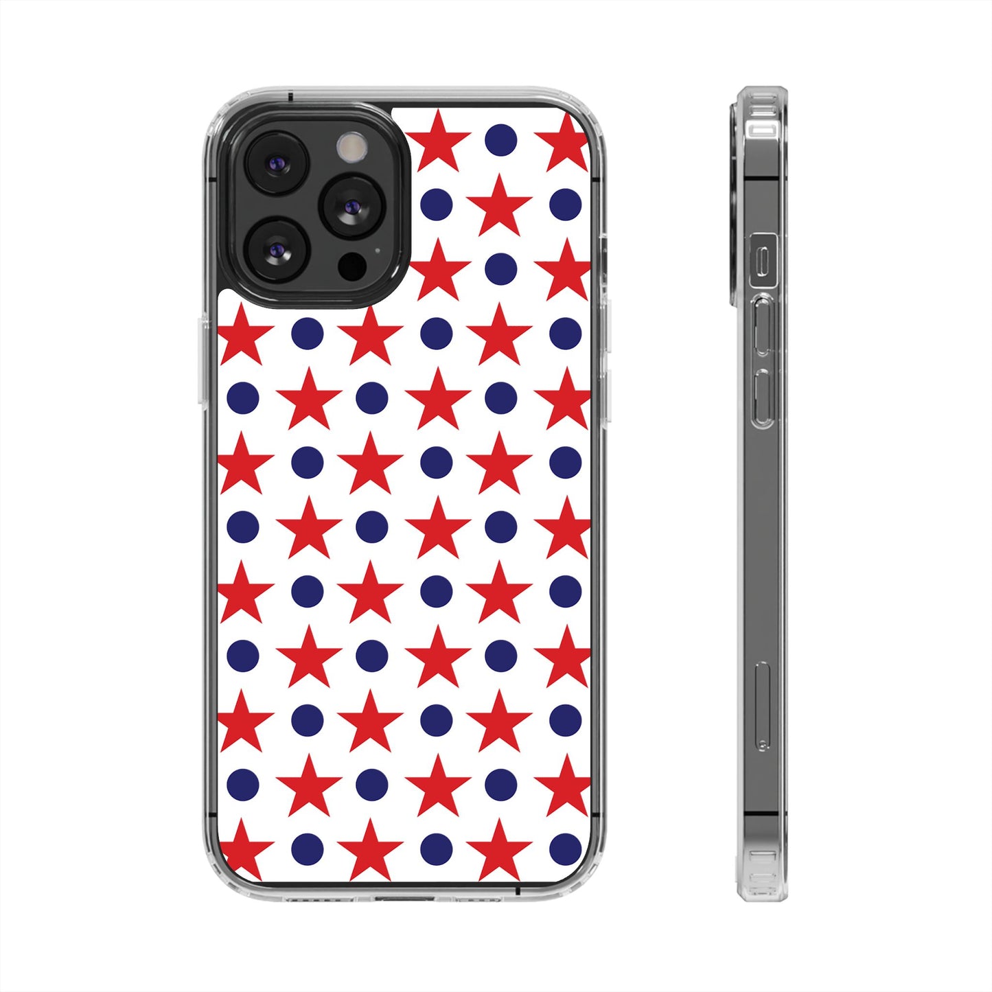 Patriotic Stars and Dots Phone Case