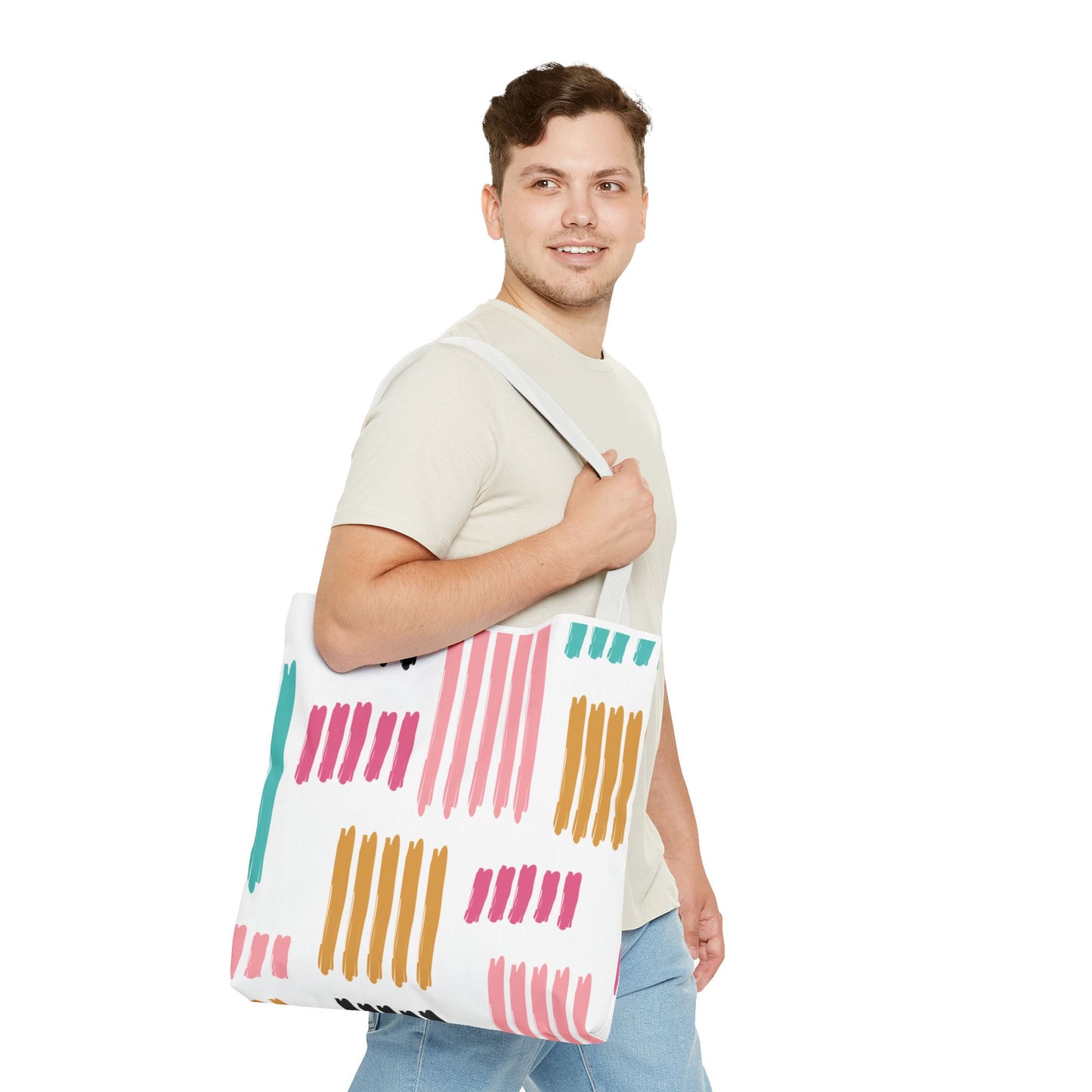 Painted Strokes Tote Bag