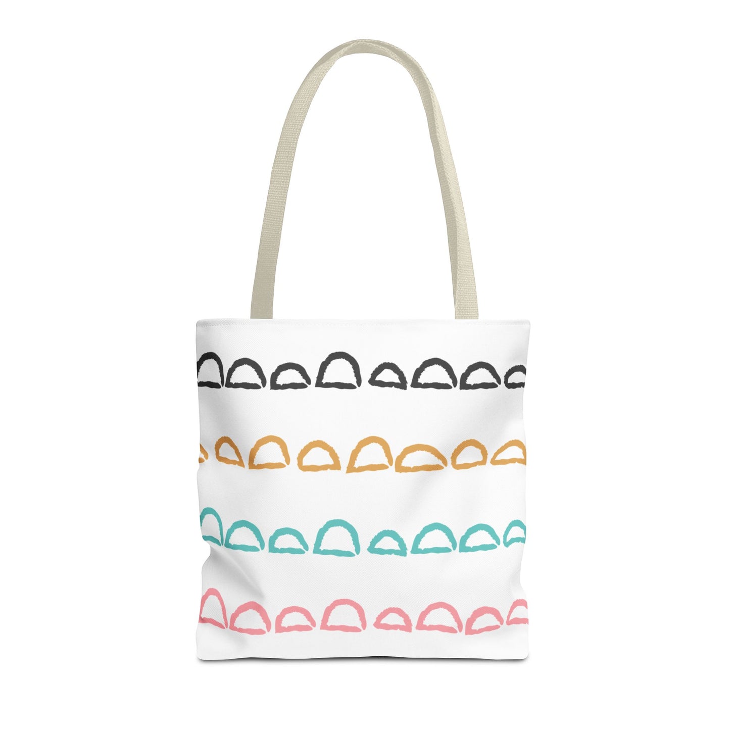 Rainbow Arch Stripes Tote Bag