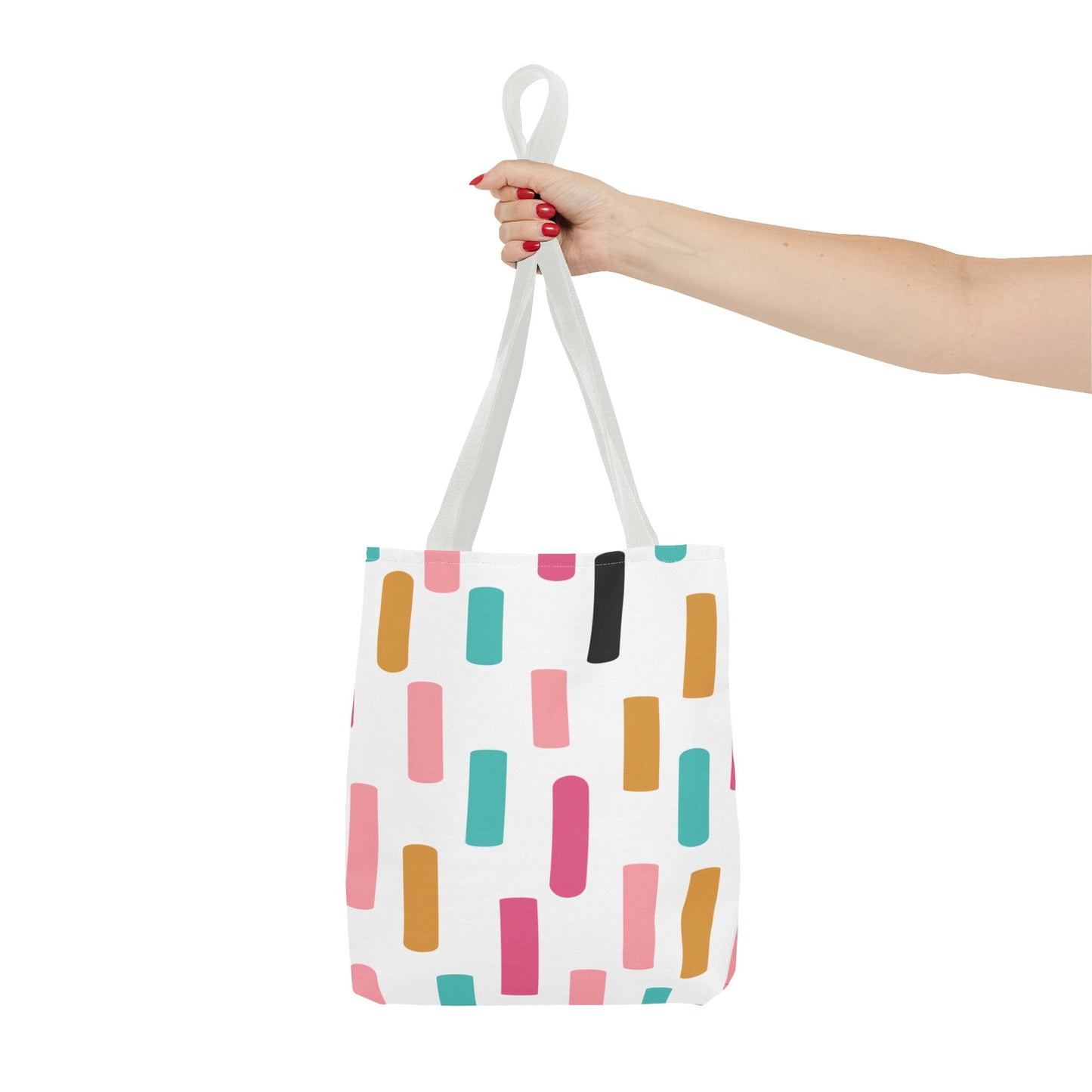 Color Block Confetti Tote Bag