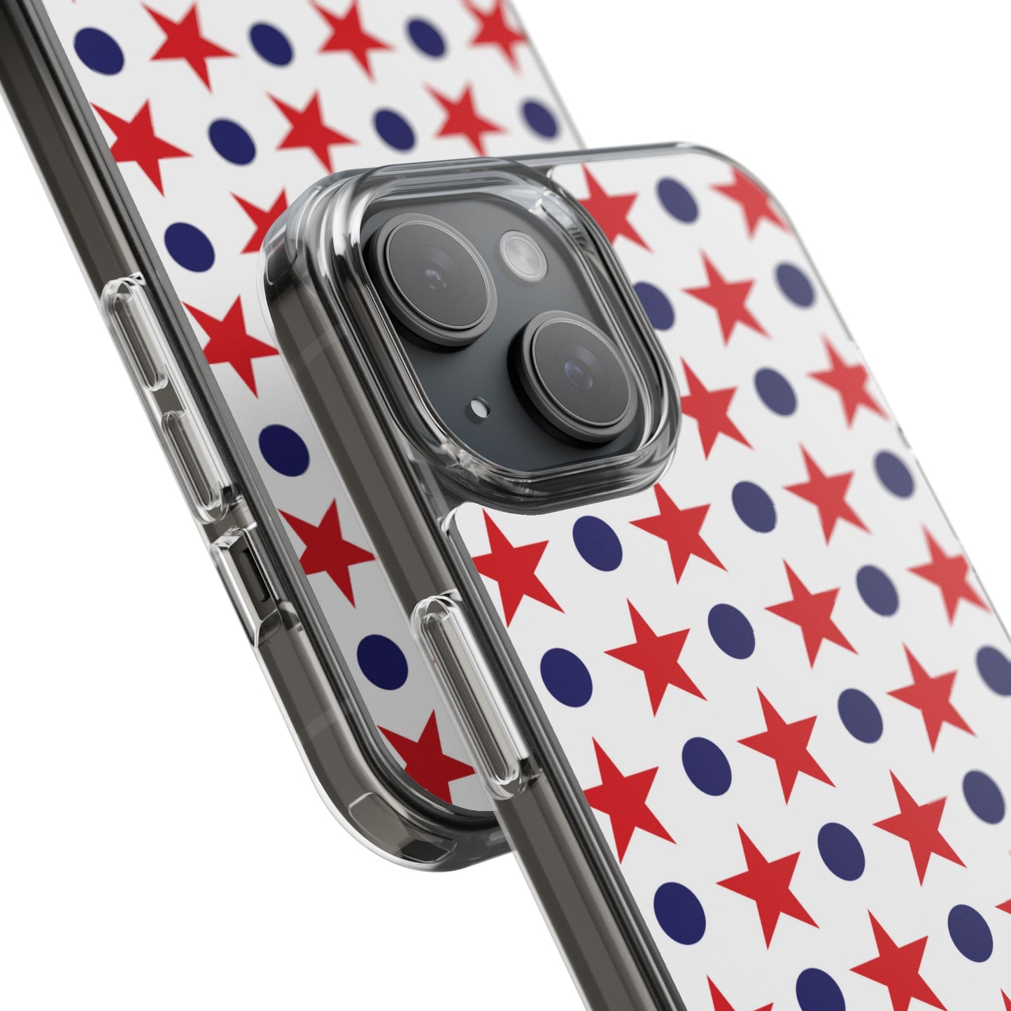 Patriotic Stars and Dots Phone Case