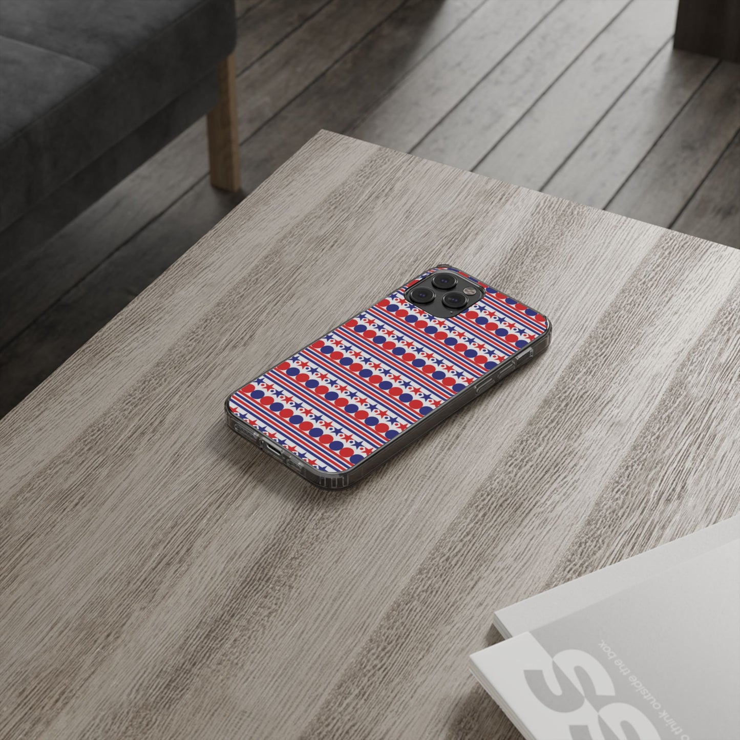 Patriotic Stripes and Stars Phone Case