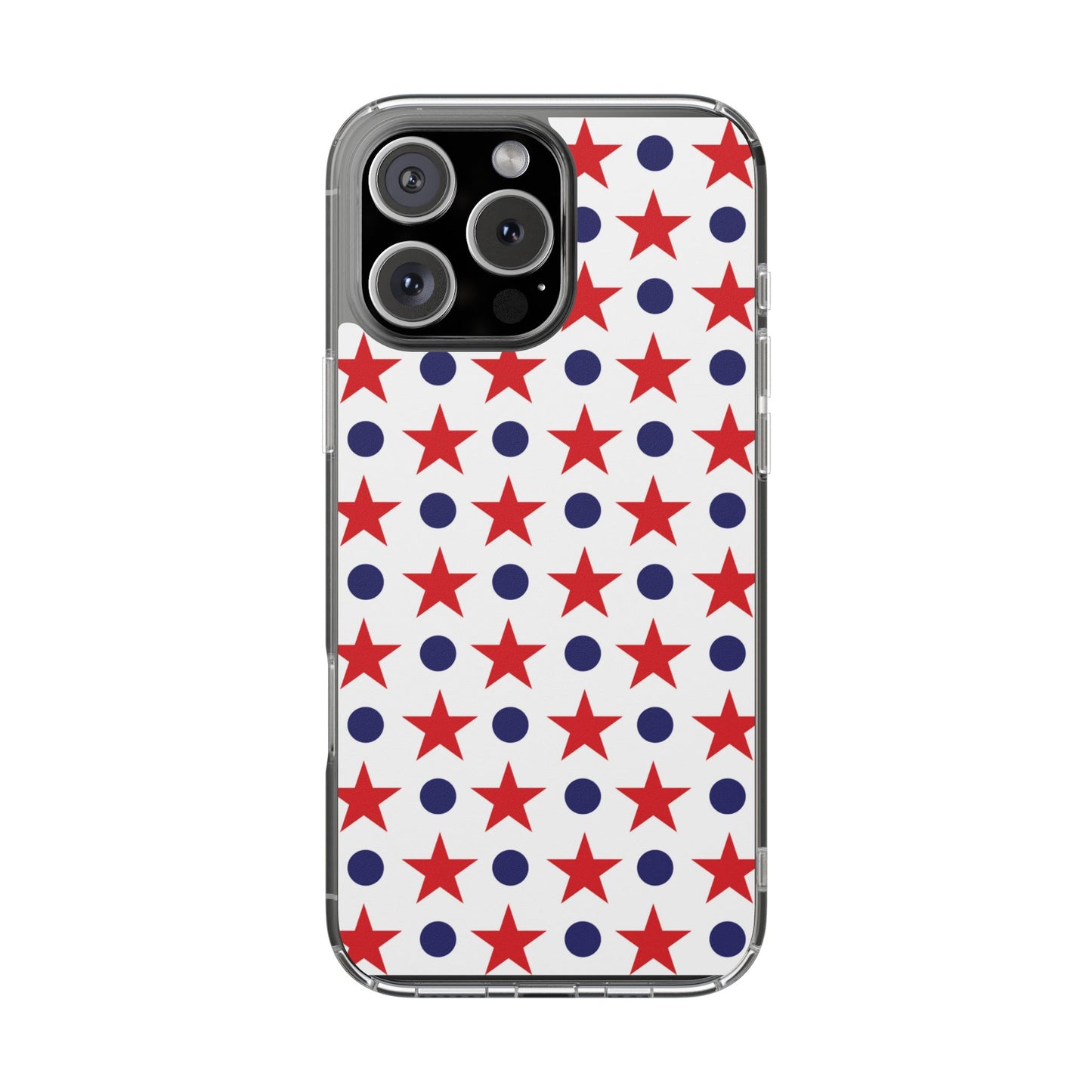 Patriotic Stars and Dots Phone Case