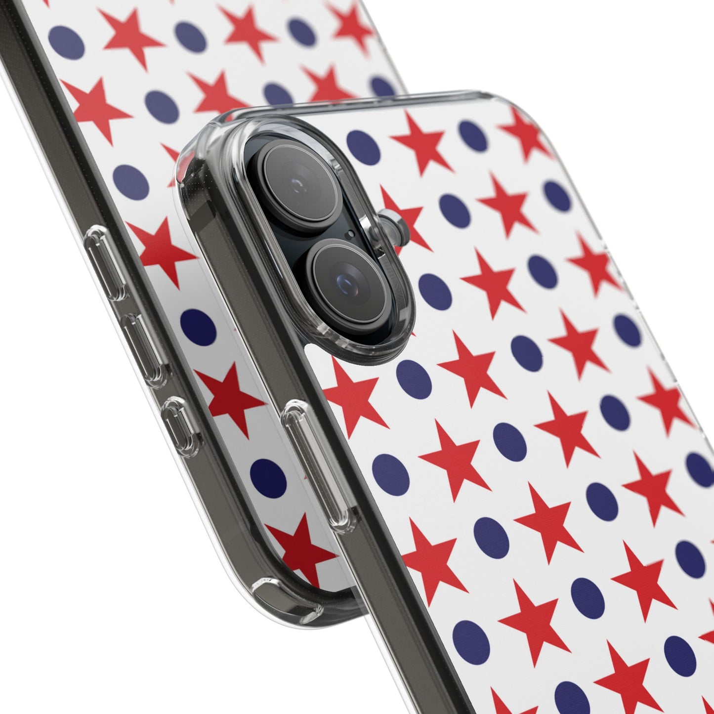 Patriotic Stars and Dots Phone Case