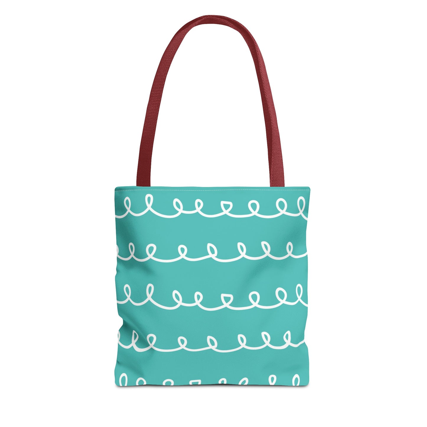 Turquoise Swirl Tote Bag