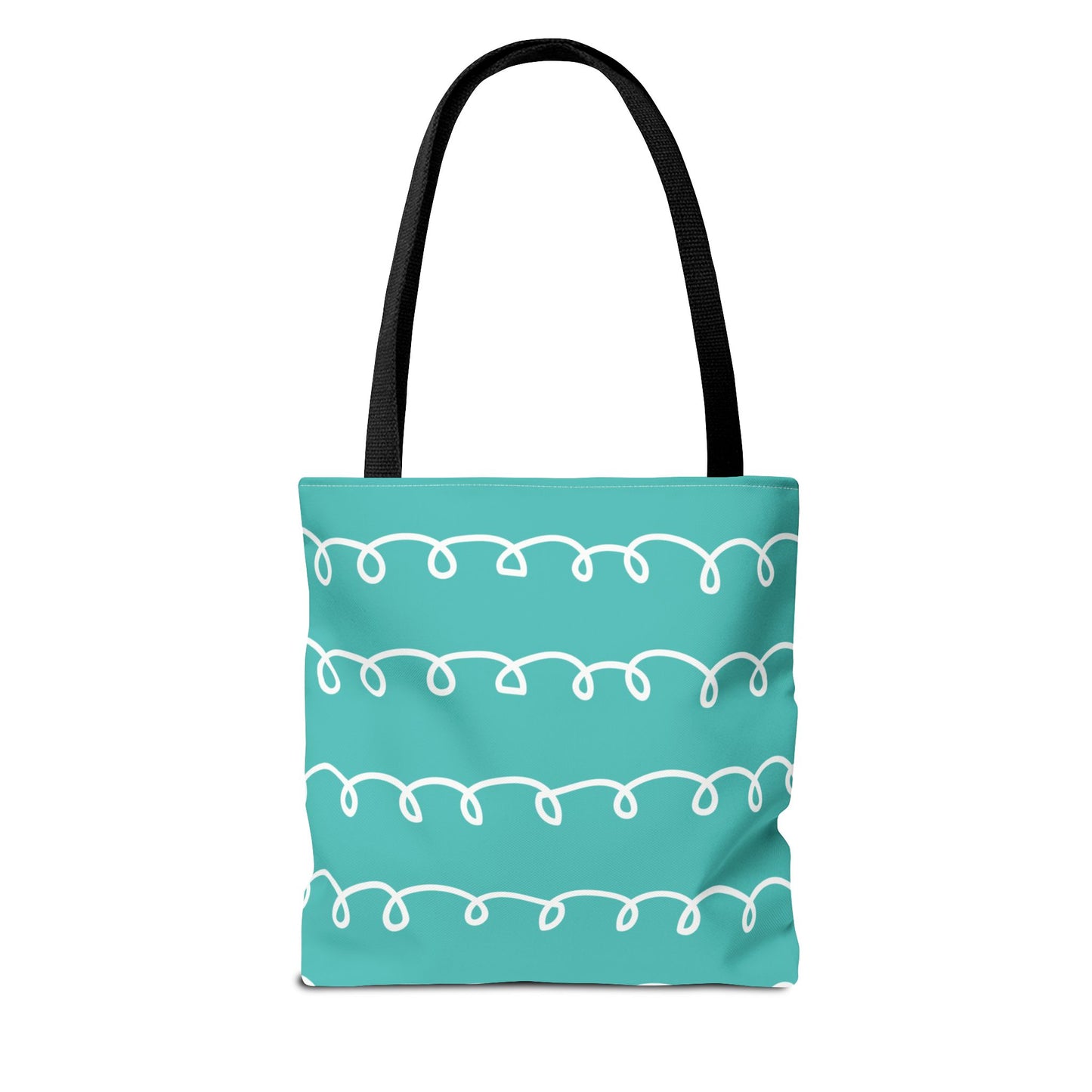 Turquoise Swirl Tote Bag