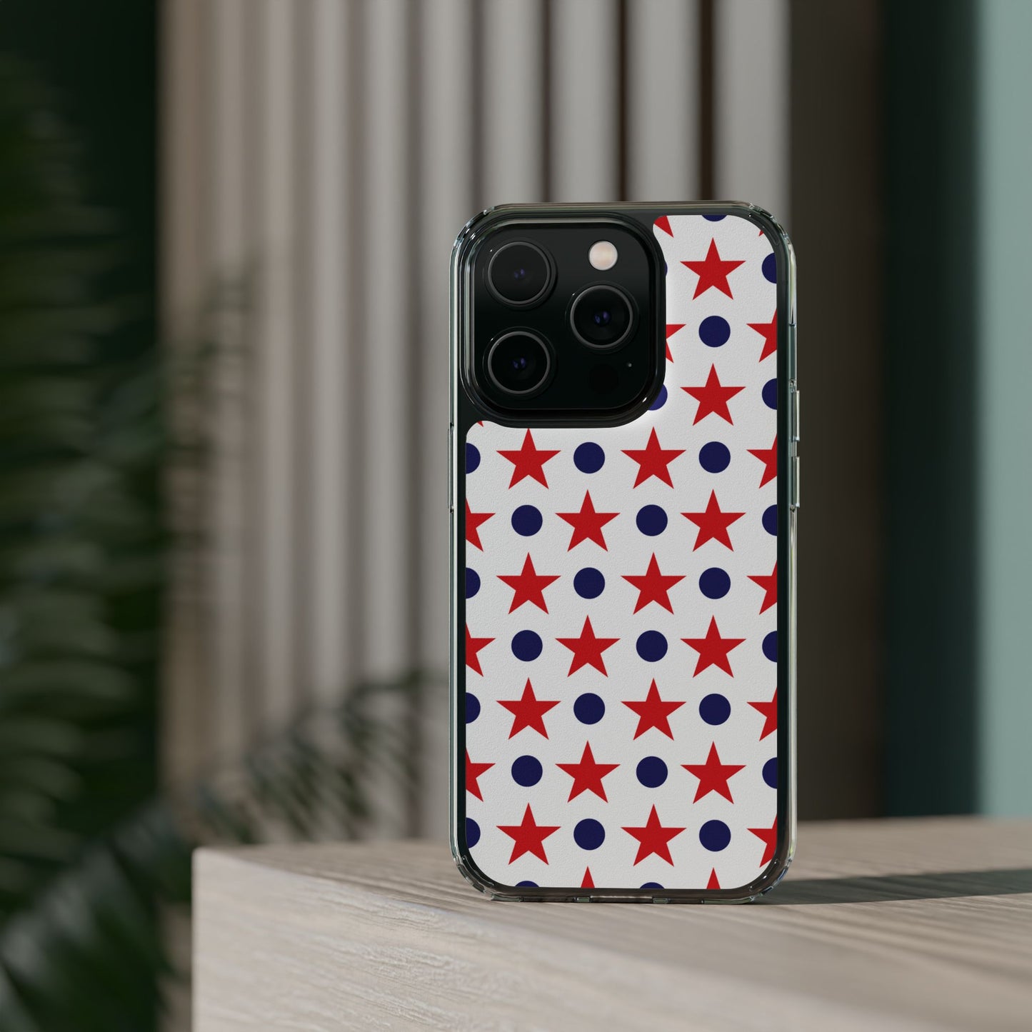 Patriotic Stars and Dots Phone Case