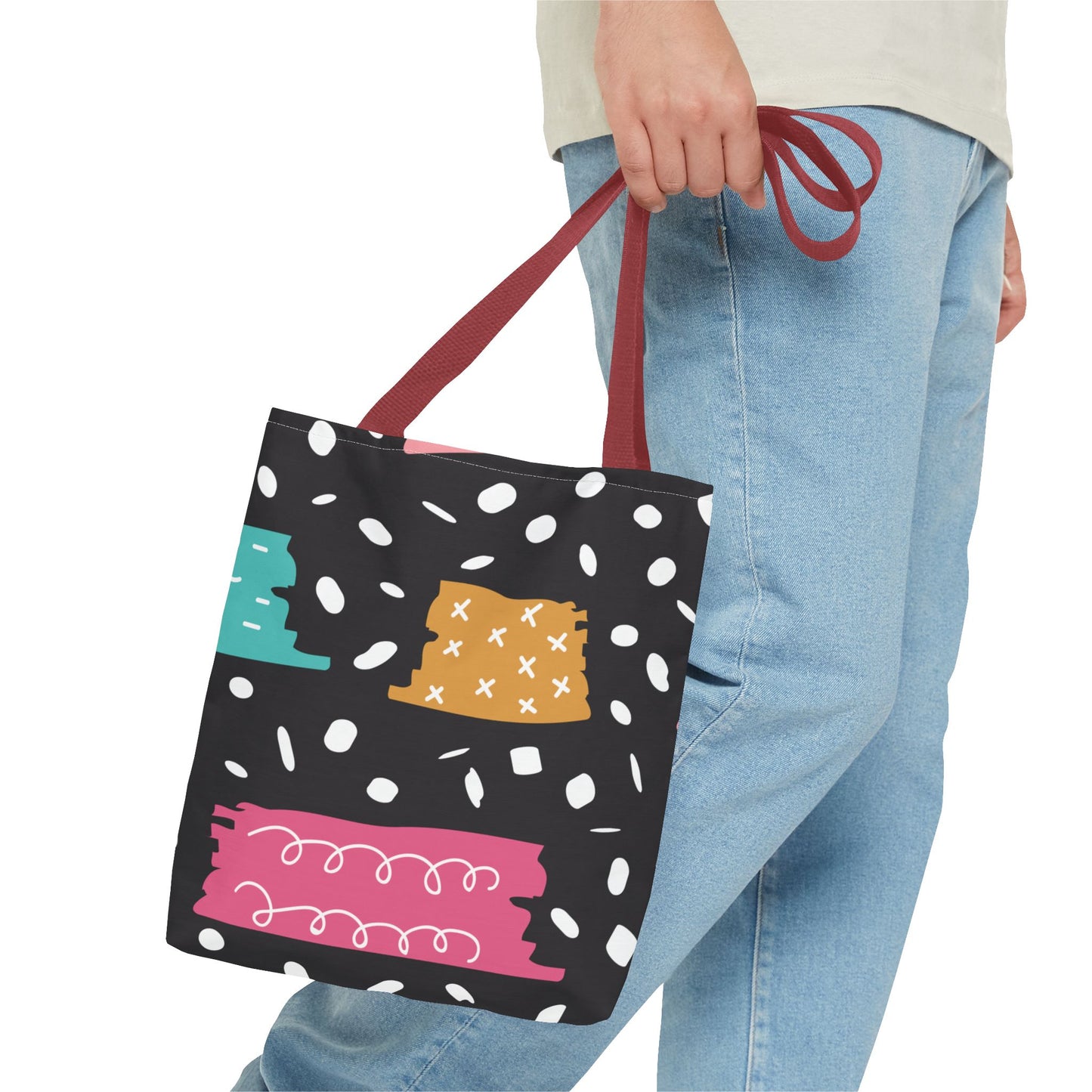 Abstract Brushstroke Tote Bag