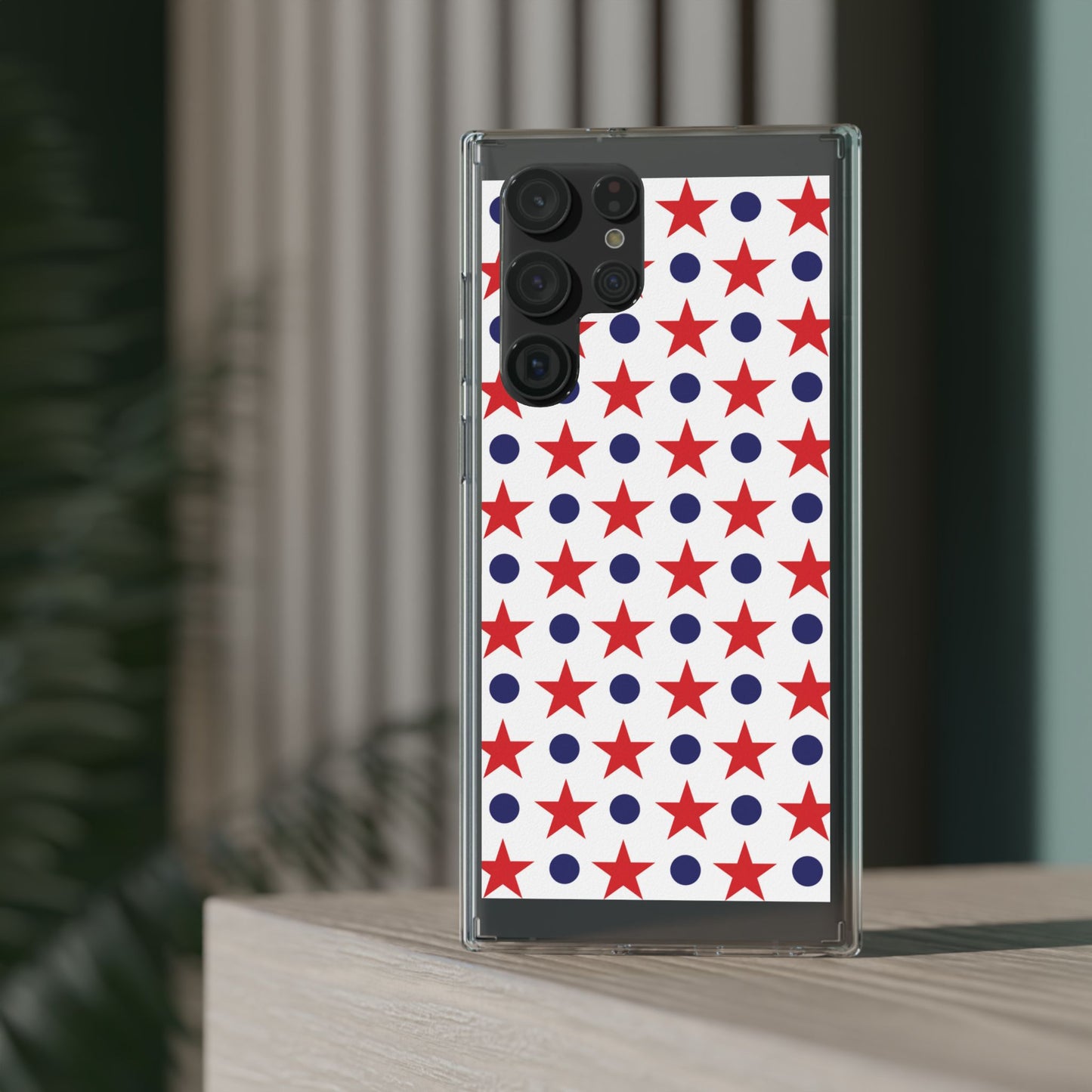 Patriotic Stars and Dots Phone Case