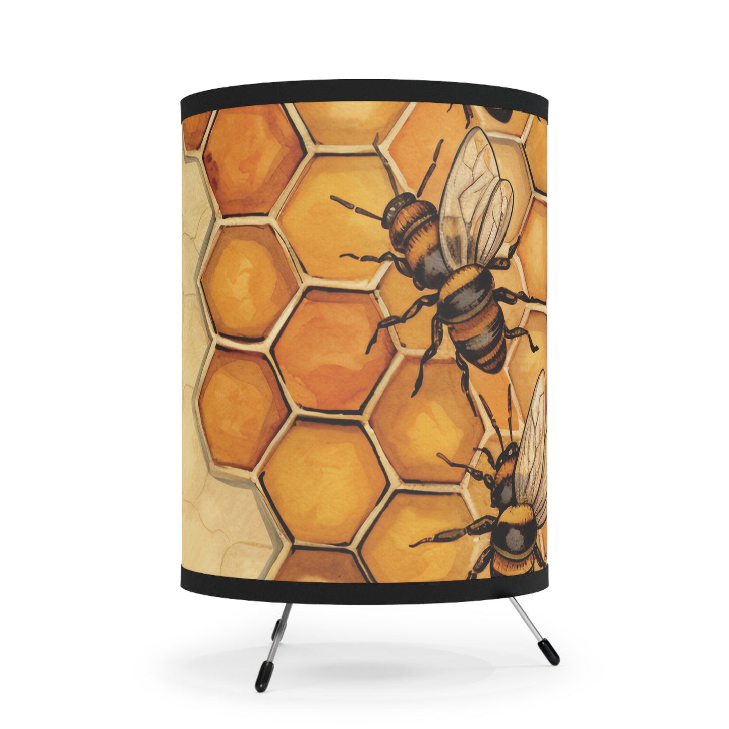 Honeycomb Tripod Lamp