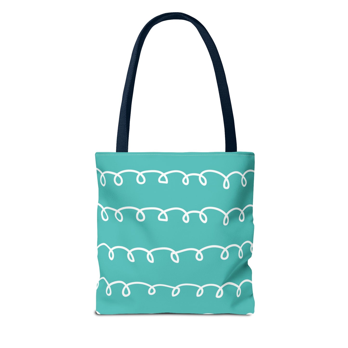 Turquoise Swirl Tote Bag