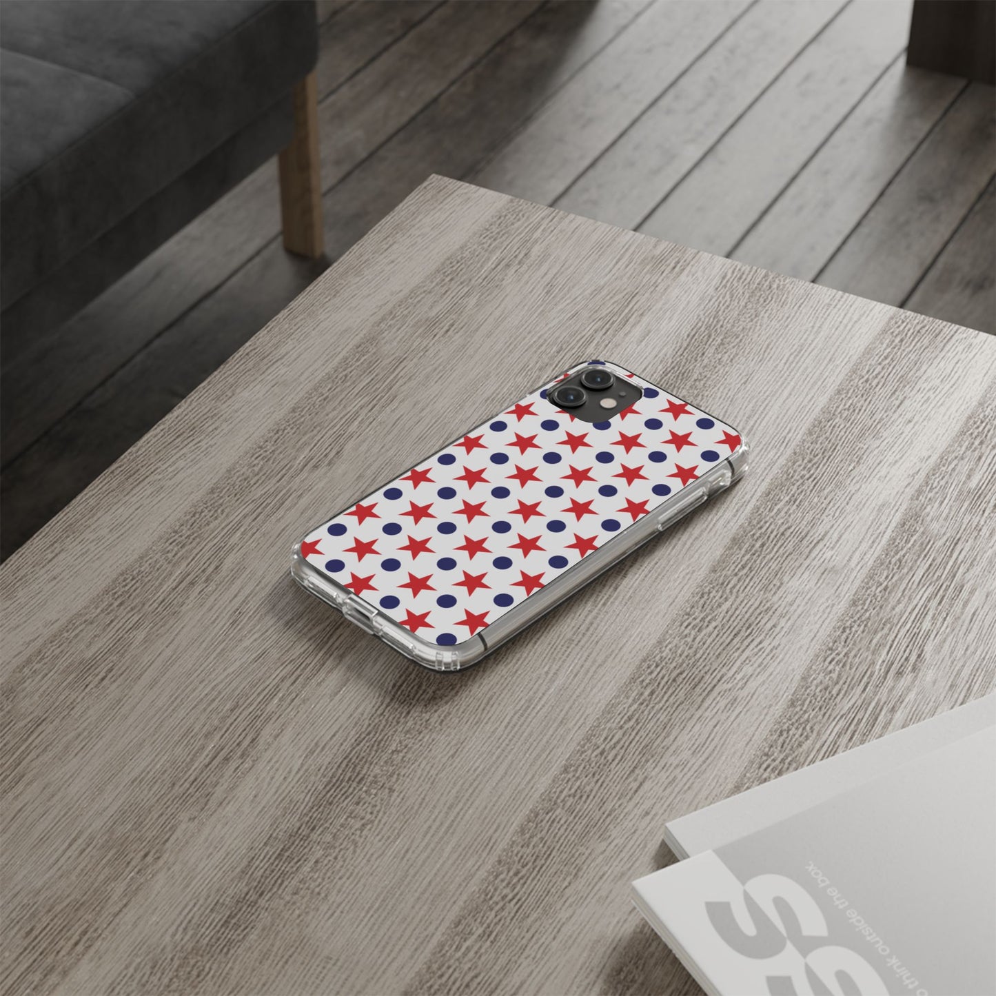 Patriotic Stars and Dots Phone Case