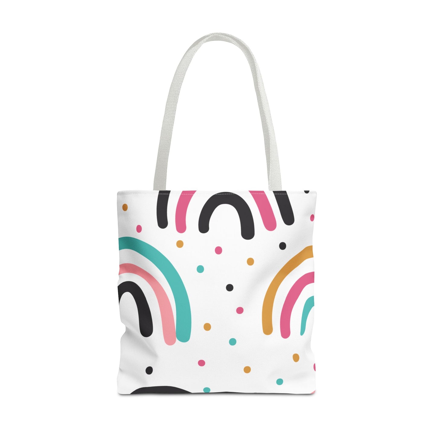 Rainbow Dots Tote Bag