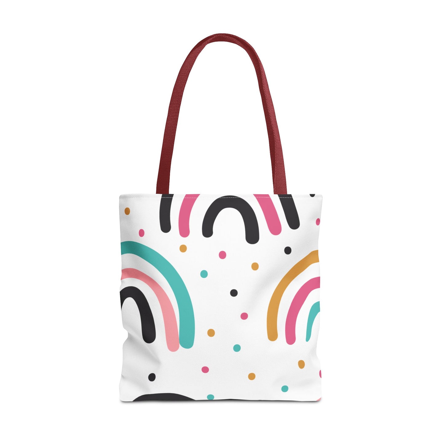 Rainbow Dots Tote Bag