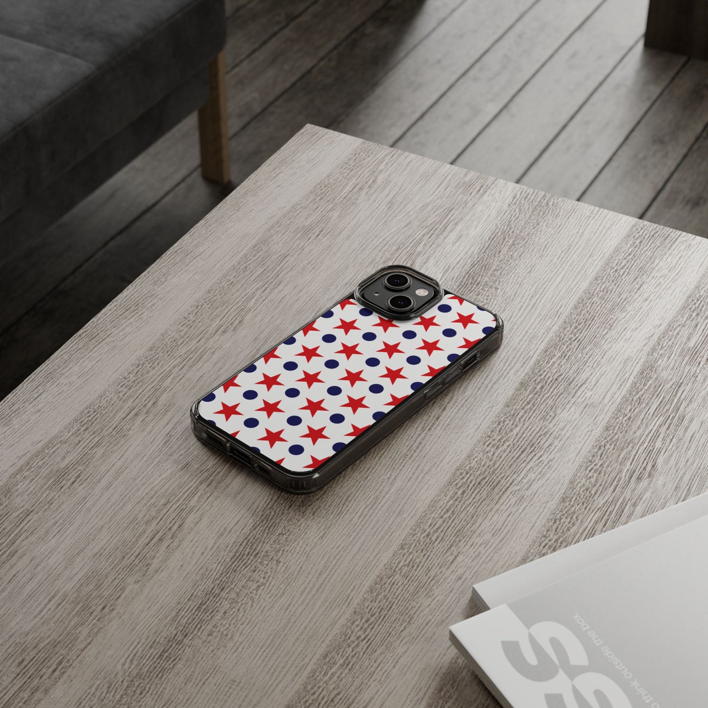 Patriotic Stars and Dots Phone Case