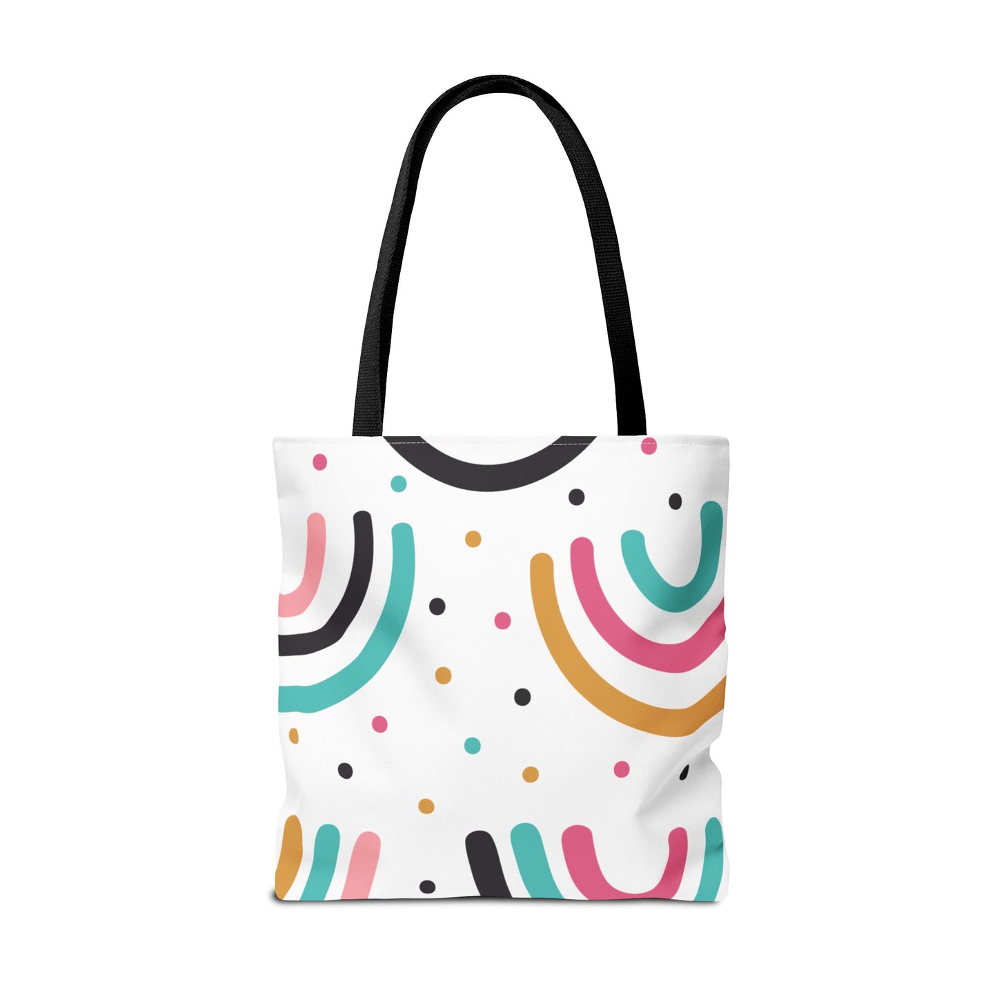 Rainbow Dots Tote Bag