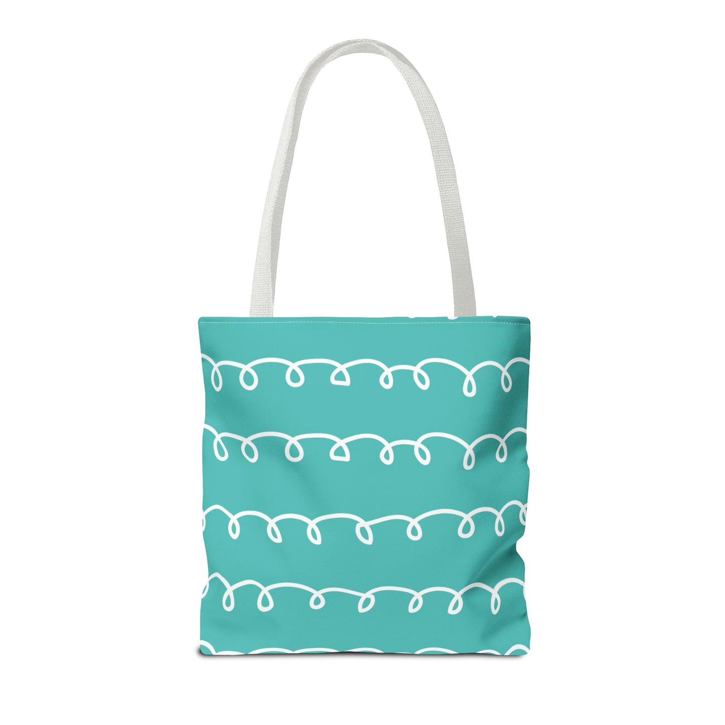 Turquoise Swirl Tote Bag