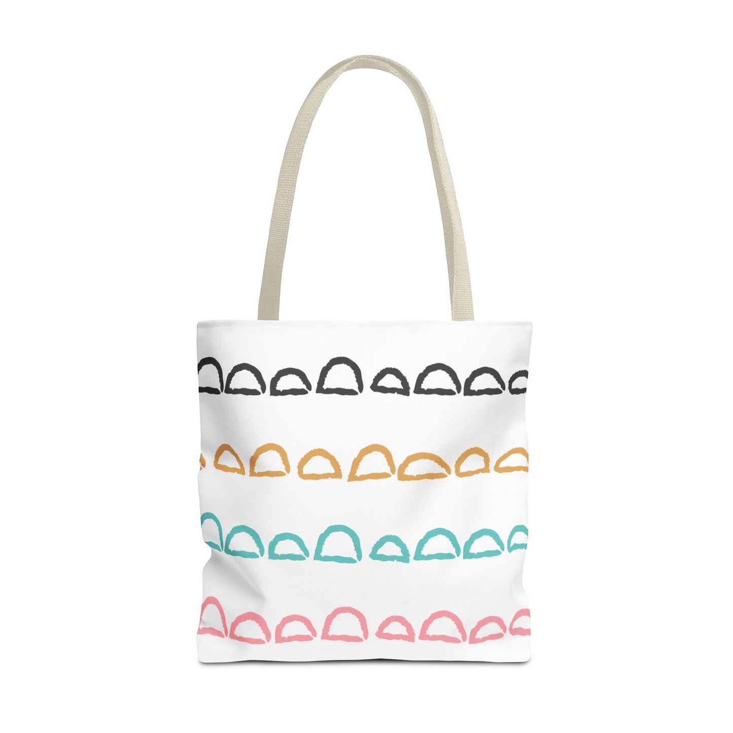 Rainbow Arch Stripes Tote Bag