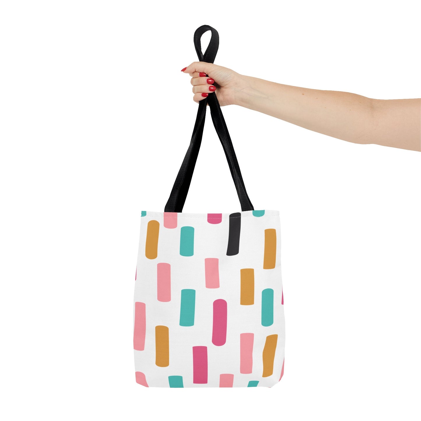 Color Block Confetti Tote Bag