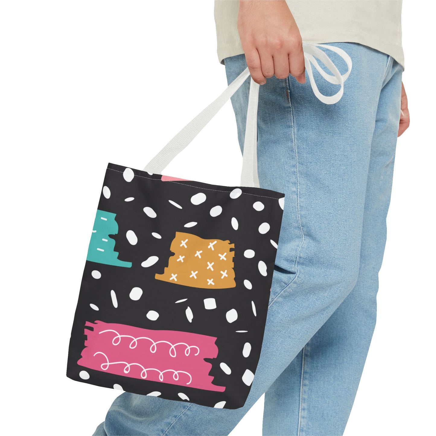 Abstract Brushstroke Tote Bag