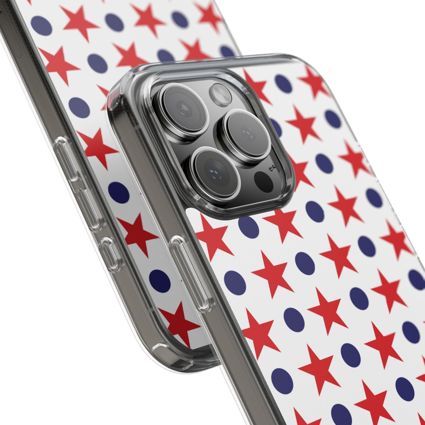 Patriotic Stars and Dots Phone Case