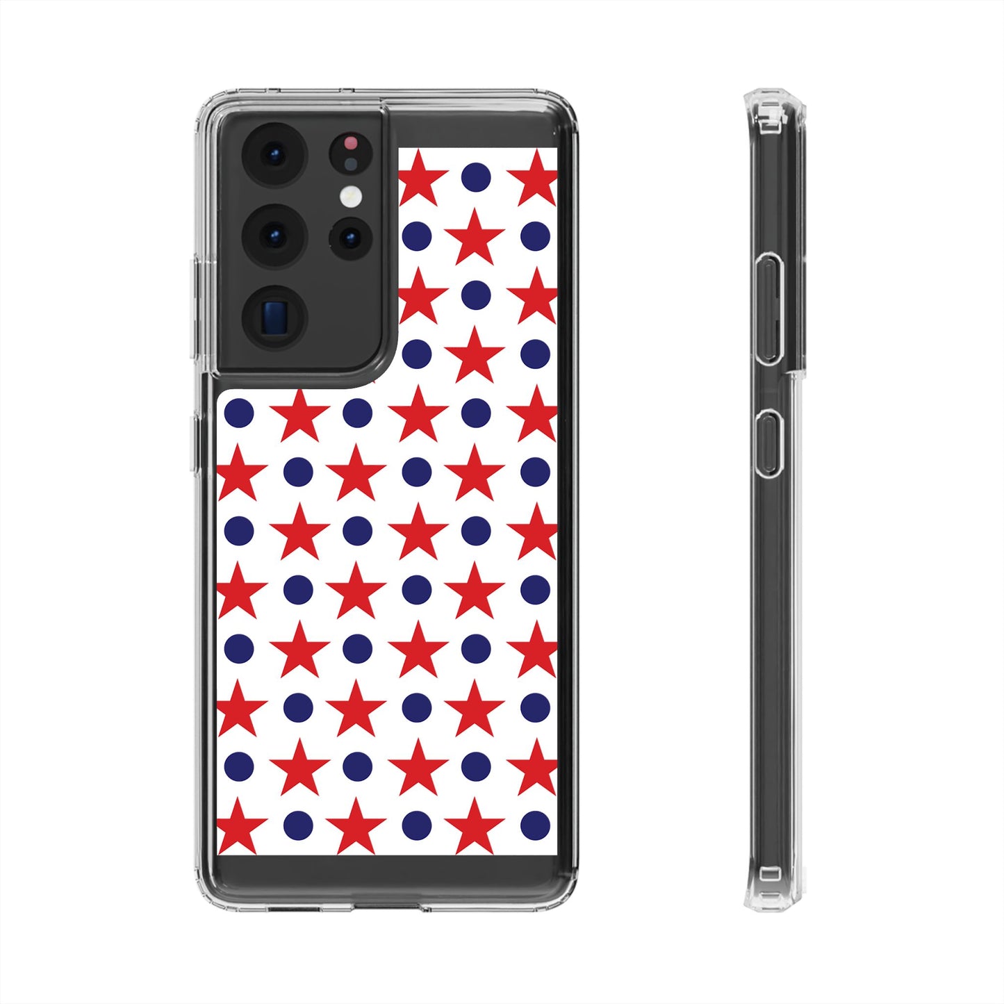 Patriotic Stars and Dots Phone Case