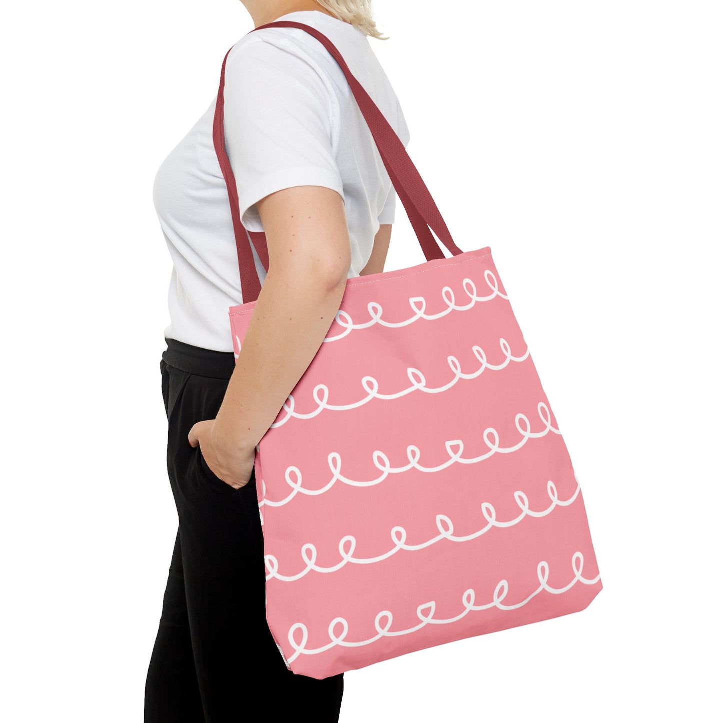 Pink Swirl Delight Tote Bag