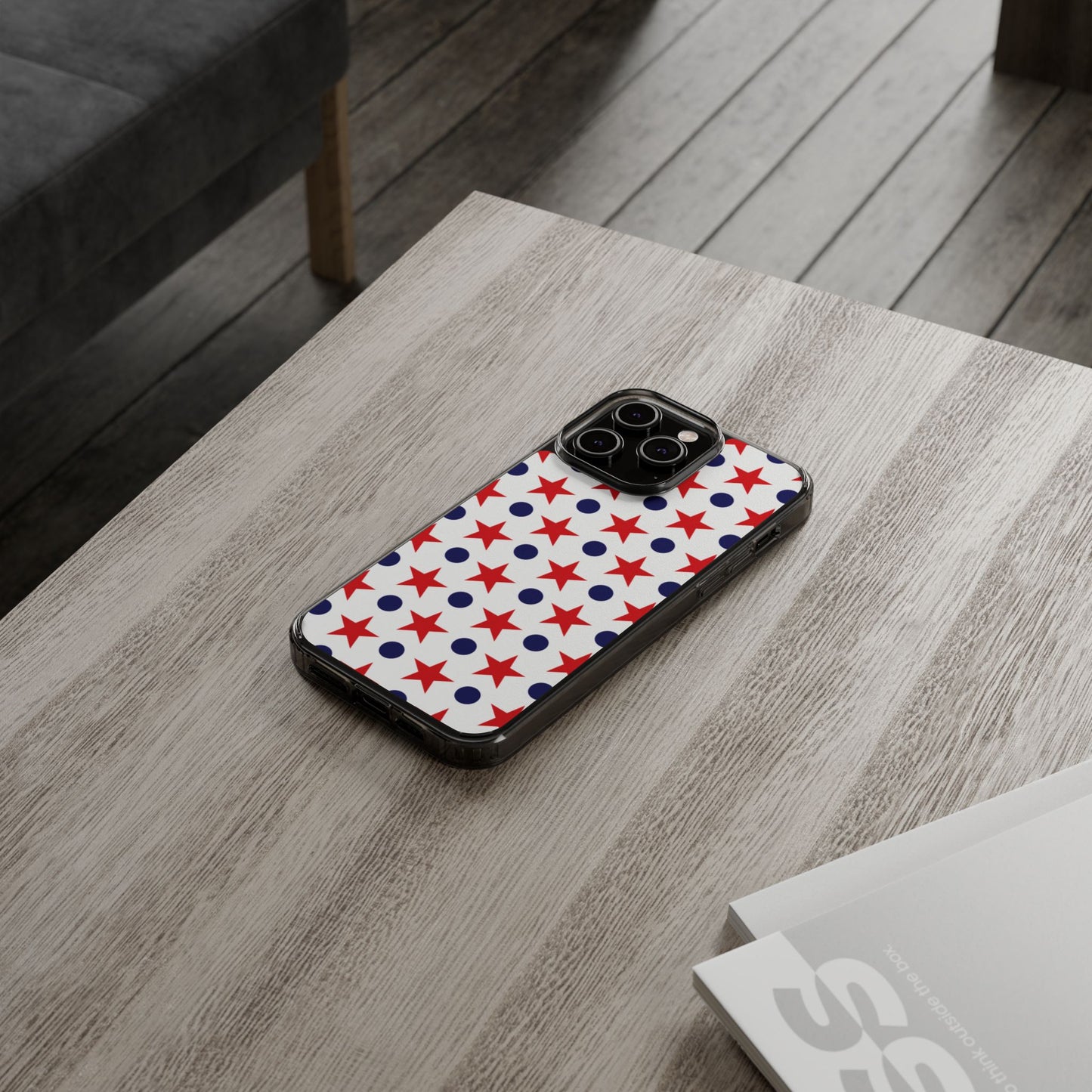 Patriotic Stars and Dots Phone Case