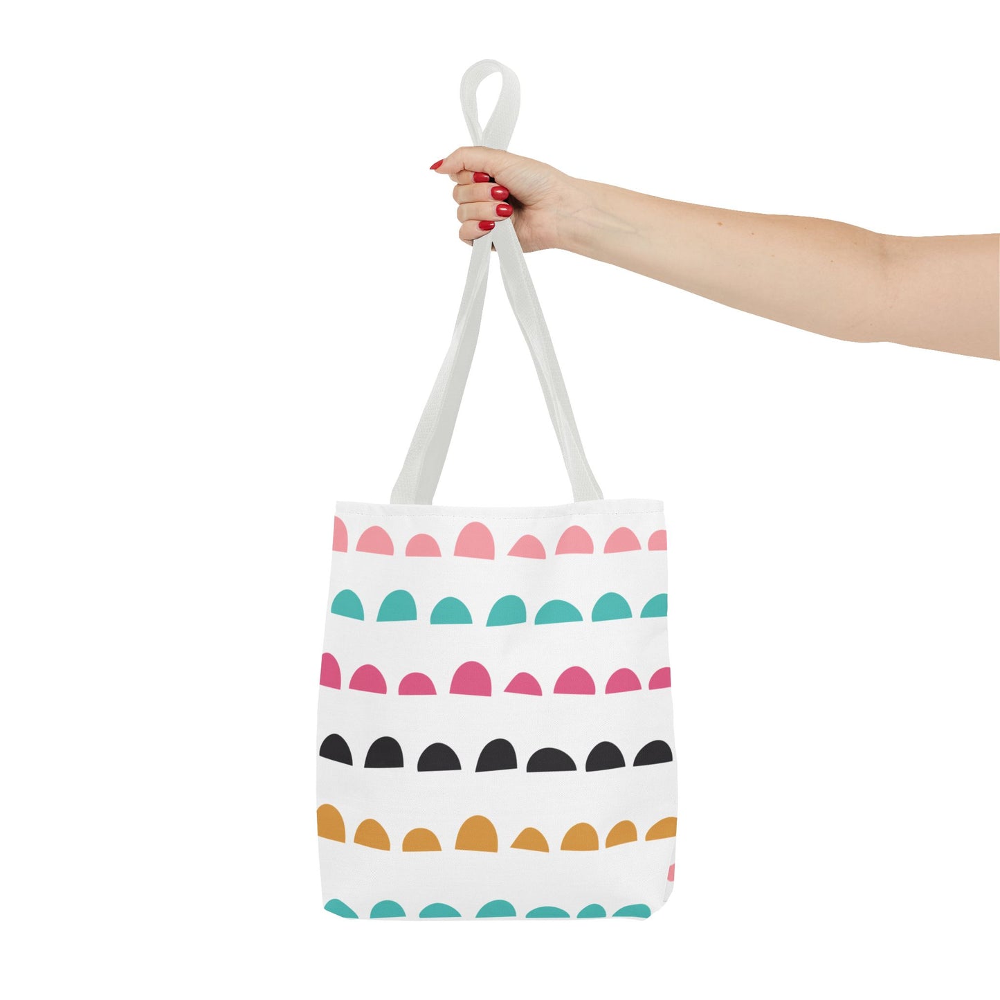 Colorful Arched Dots Tote Bag