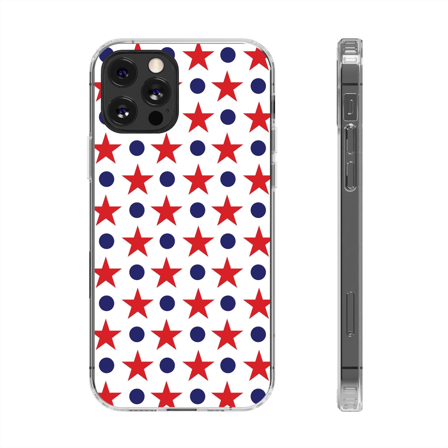 Patriotic Stars and Dots Phone Case