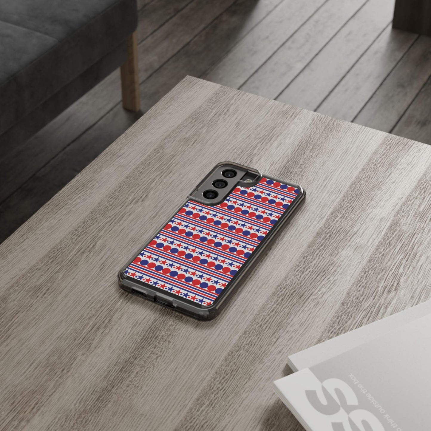 Patriotic Stripes and Stars Phone Case