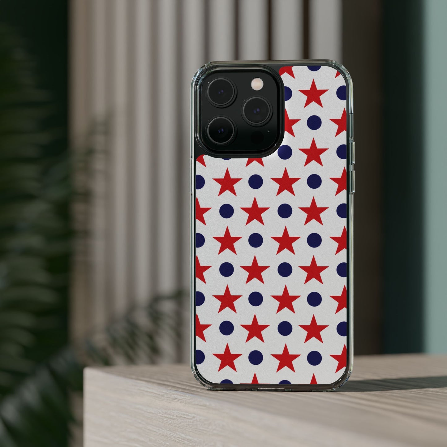 Patriotic Stars and Dots Phone Case