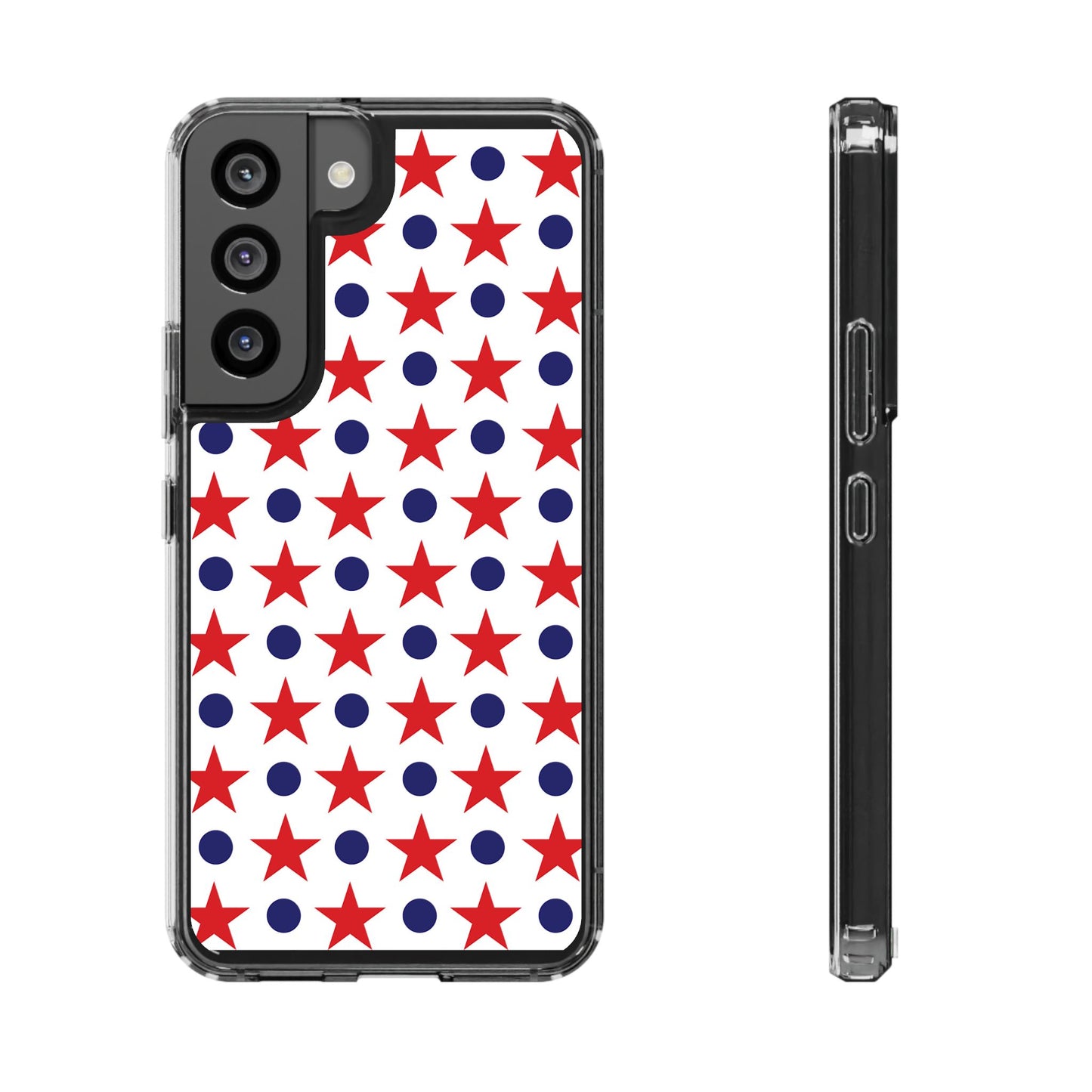 Patriotic Stars and Dots Phone Case