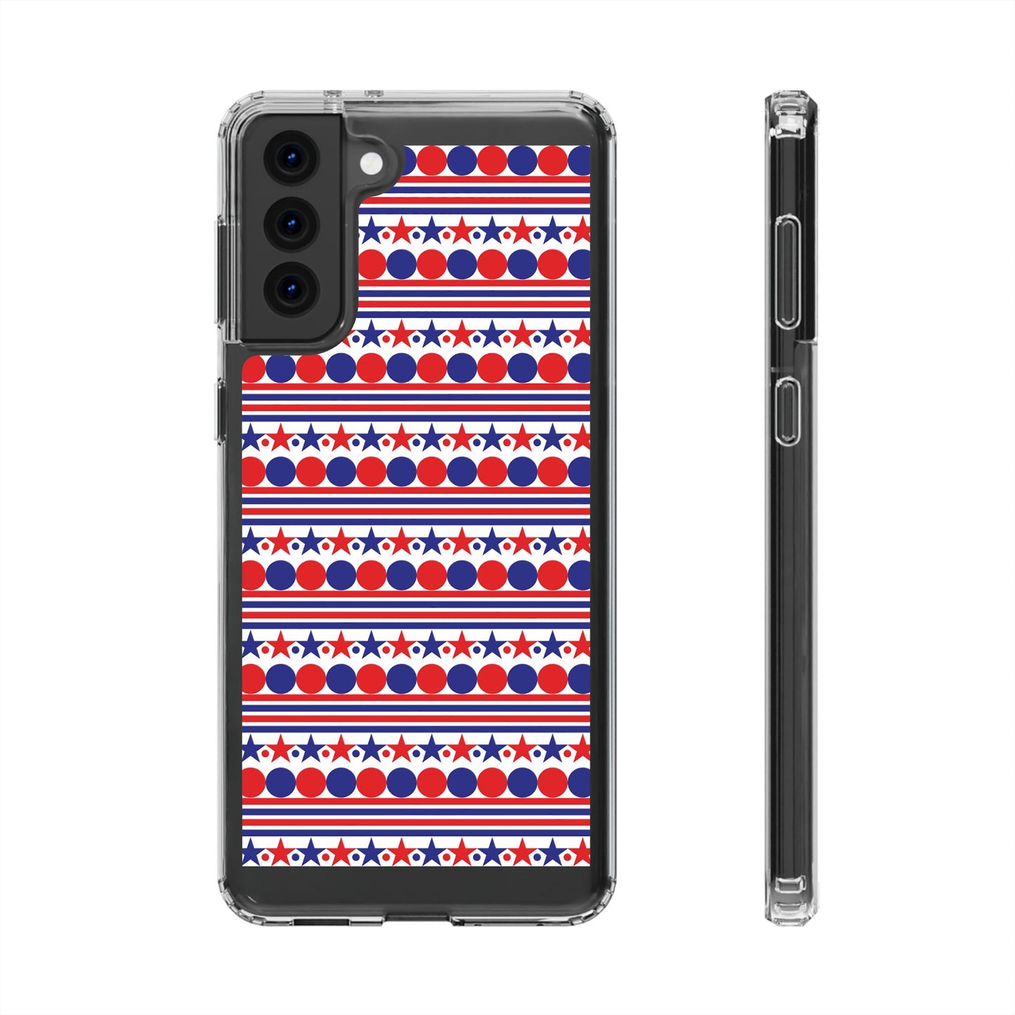 Patriotic Stripes and Stars Phone Case