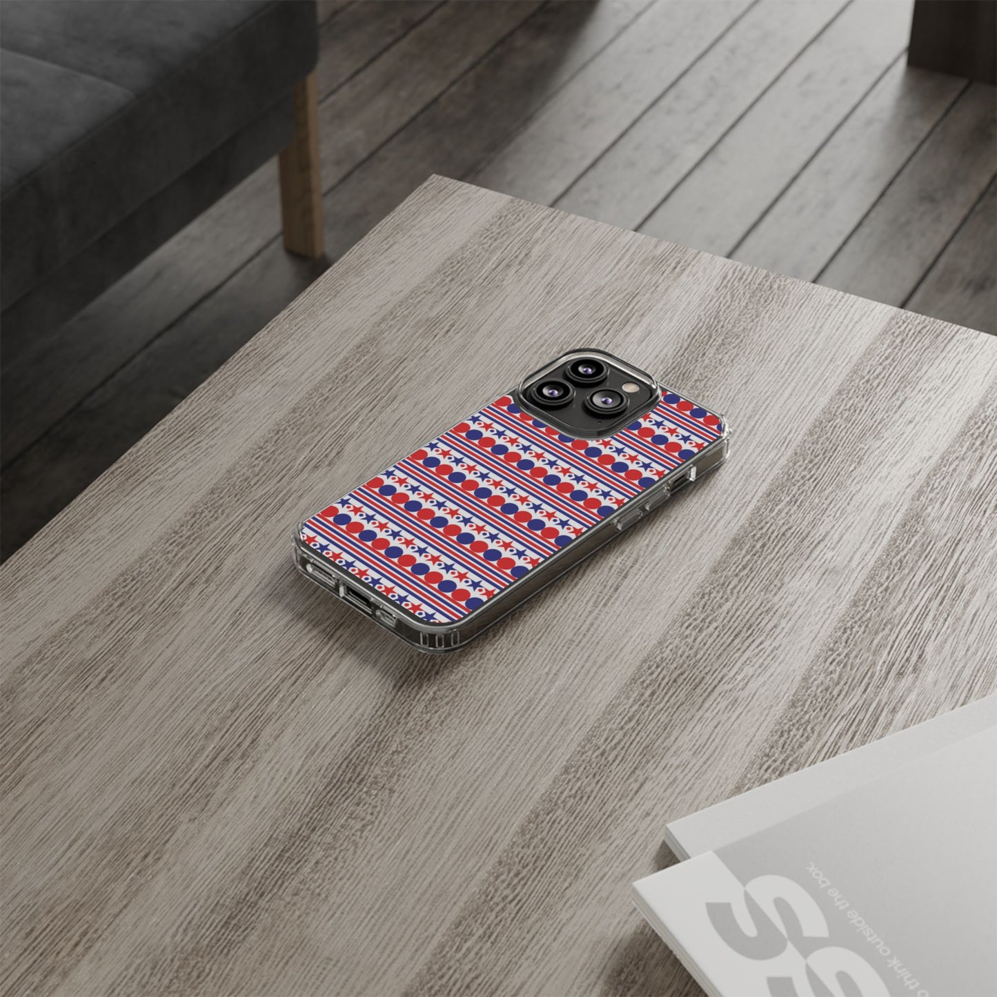 Patriotic Stripes and Stars Phone Case