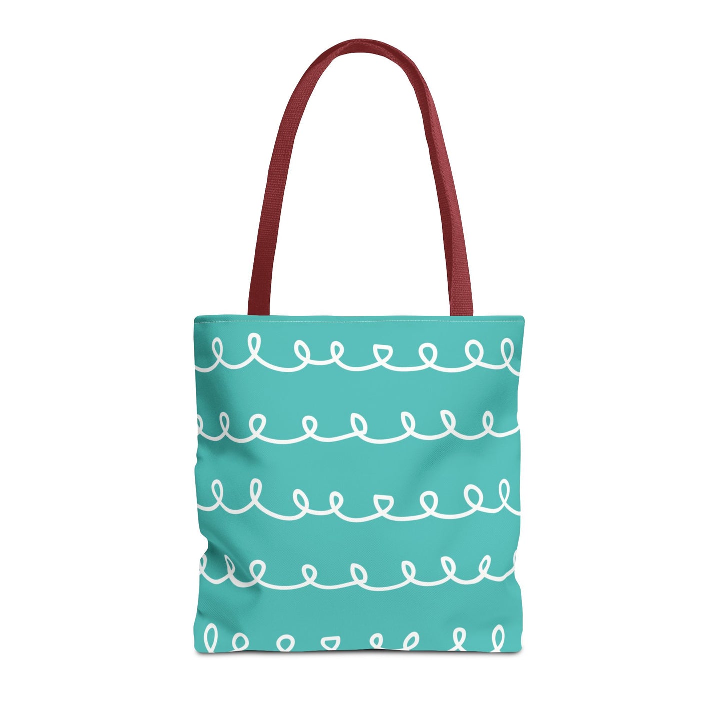 Turquoise Swirl Tote Bag