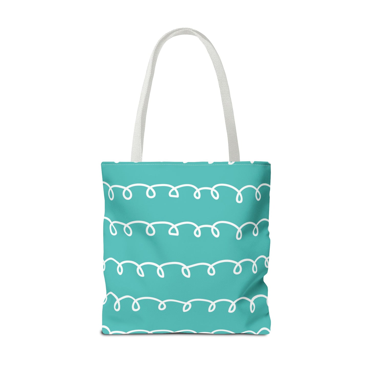 Turquoise Swirl Tote Bag