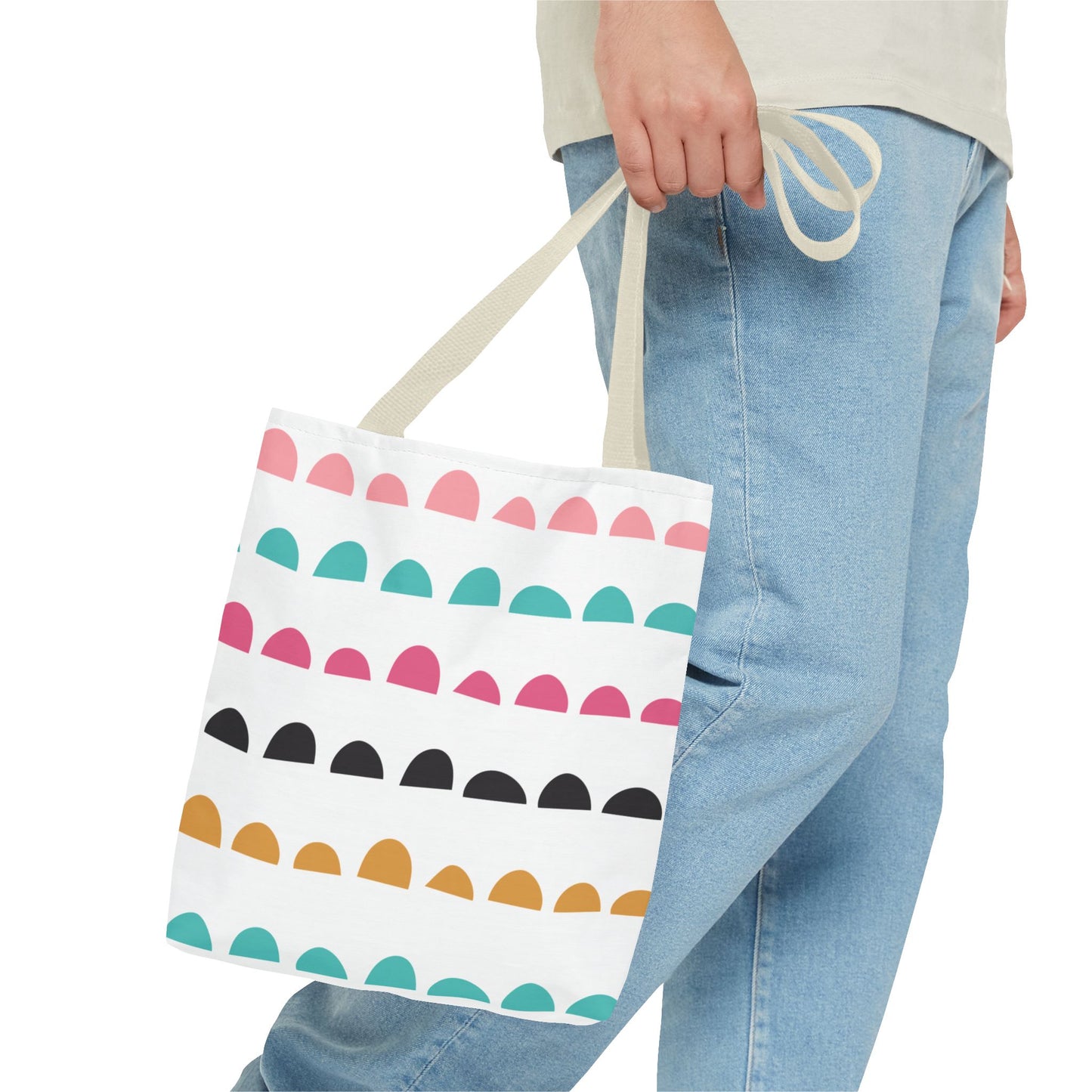 Colorful Arched Dots Tote Bag