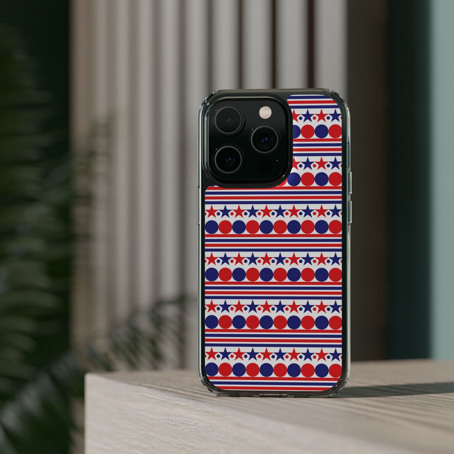 Patriotic Stripes and Stars Phone Case