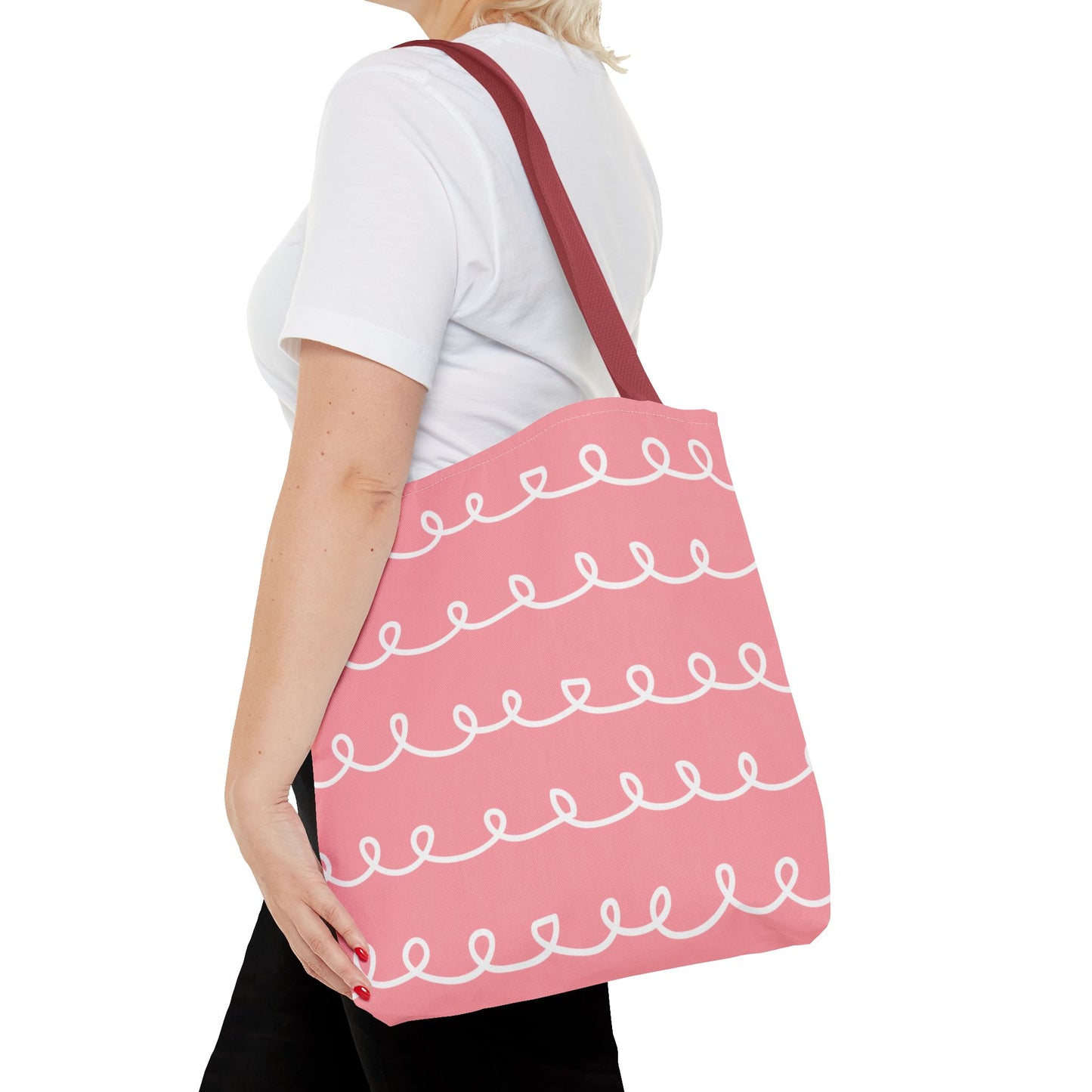 Pink Swirl Delight Tote Bag