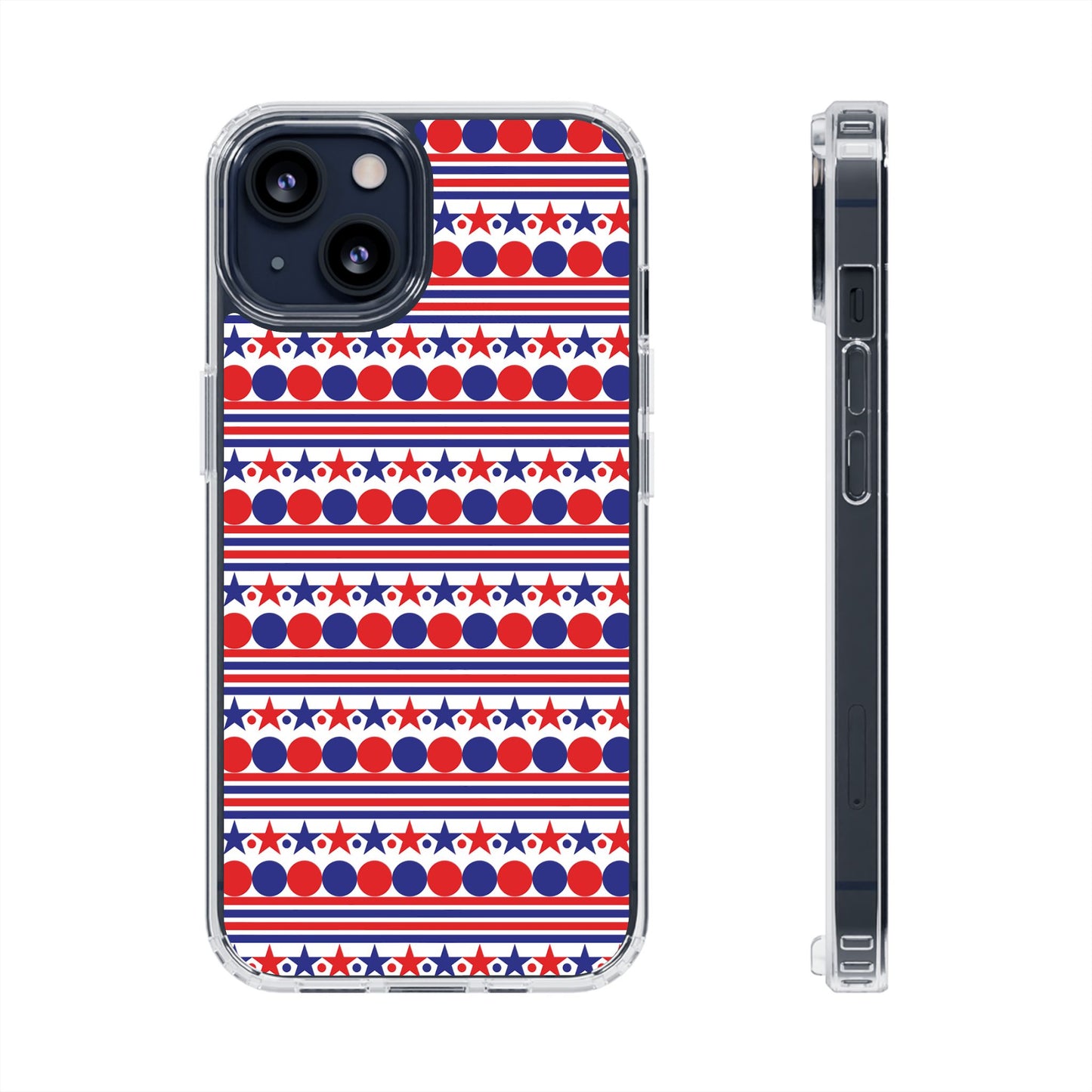 Patriotic Stripes and Stars Phone Case