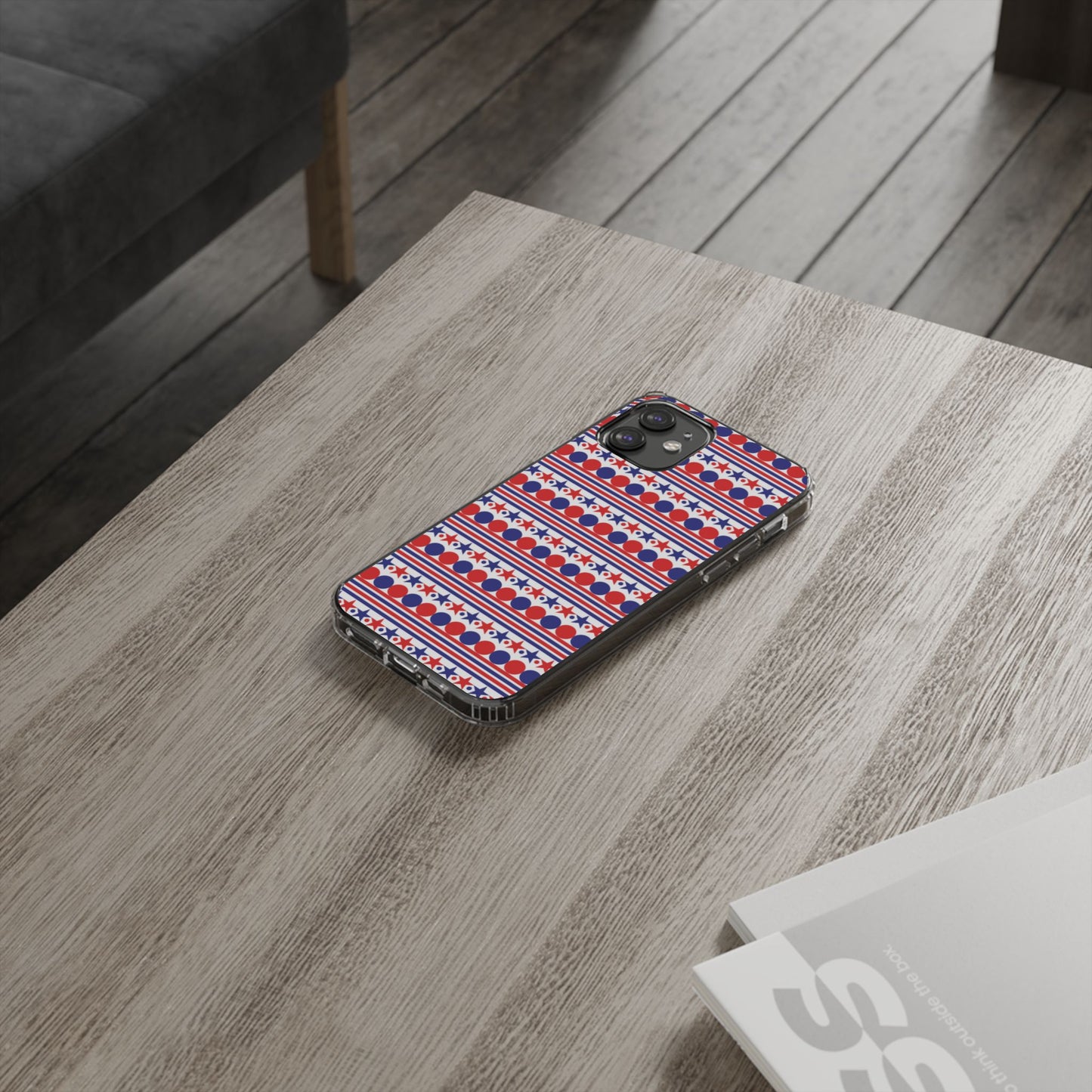 Patriotic Stripes and Stars Phone Case