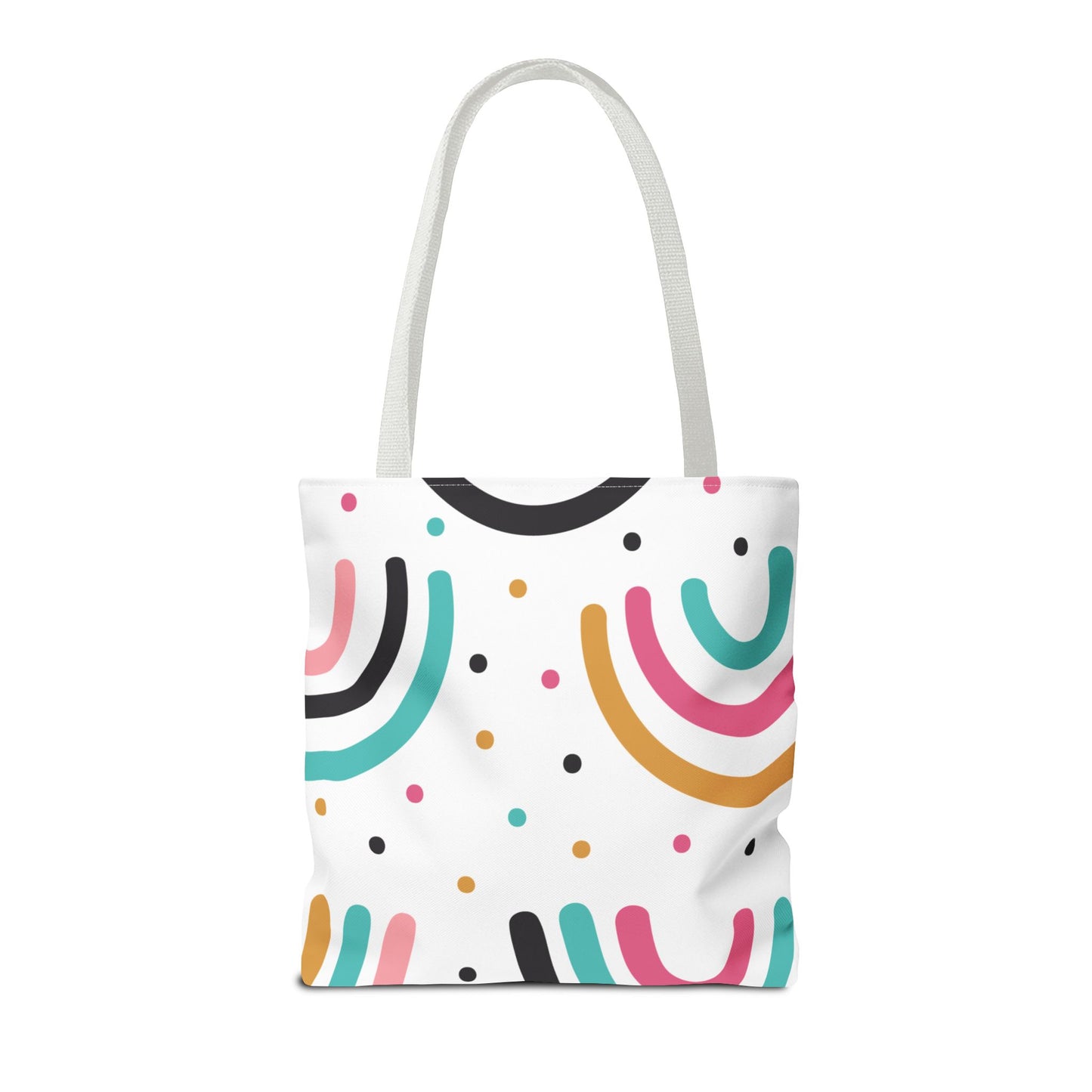 Rainbow Dots Tote Bag