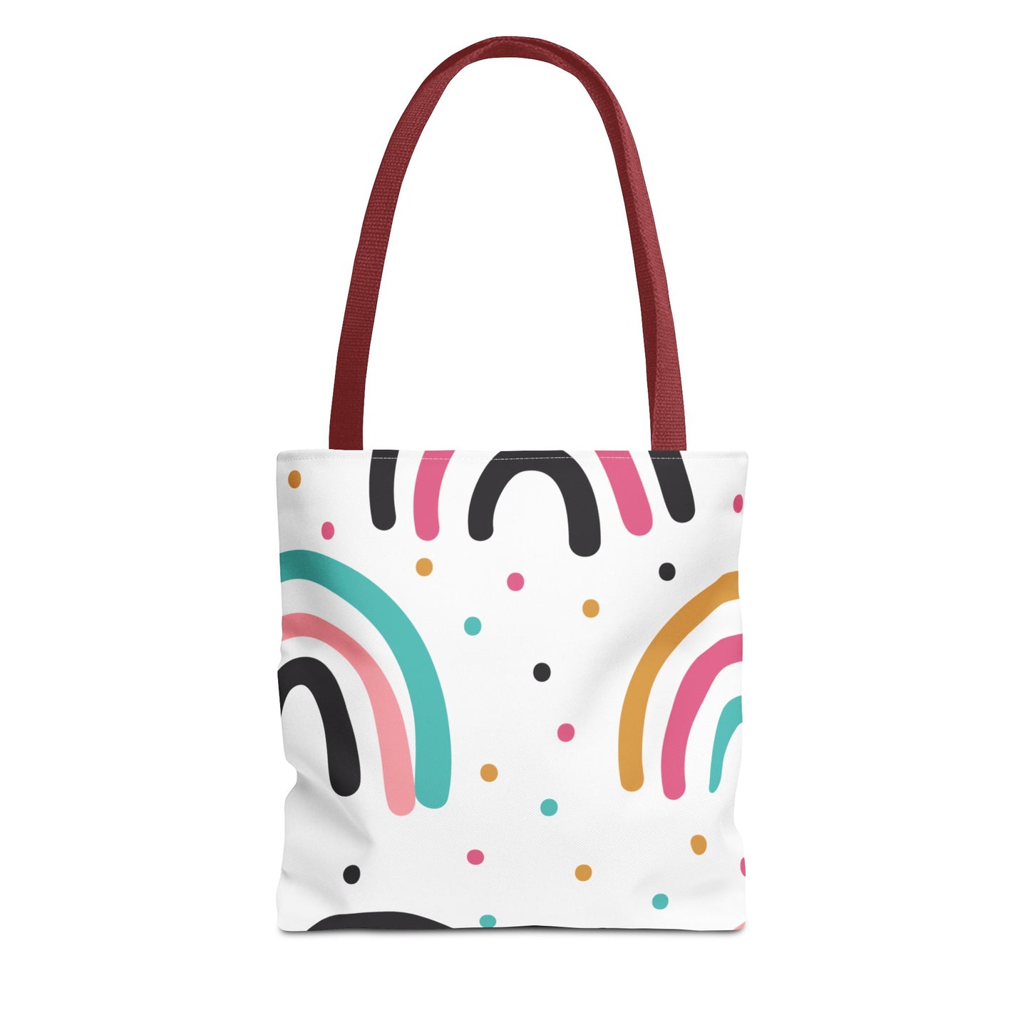 Rainbow Dots Tote Bag