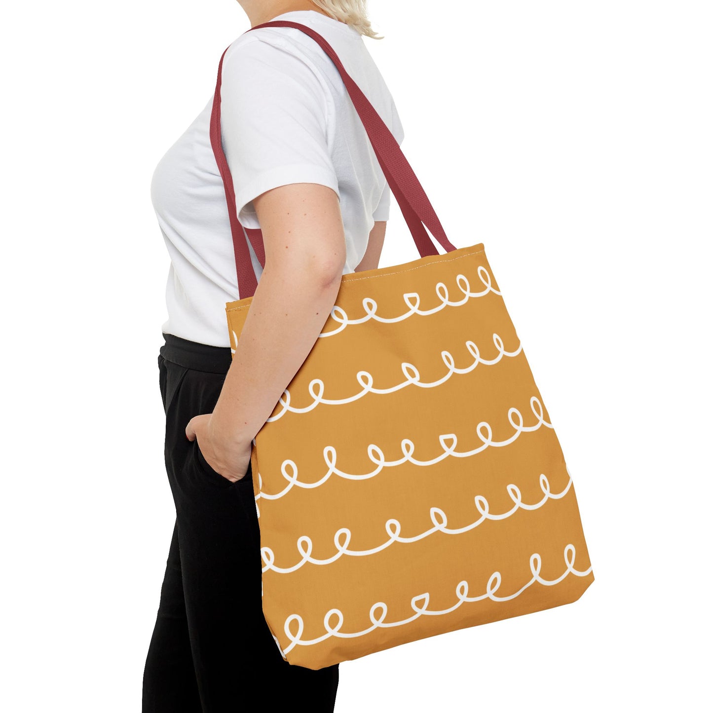 Golden Swirl Tote Bag